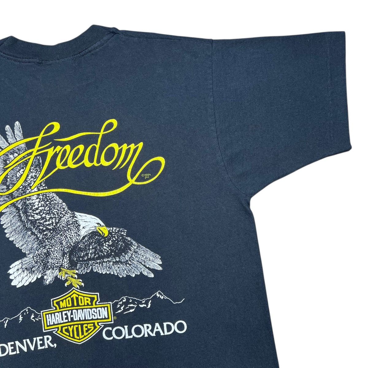 Harley Davidson 1993 Harley Davidson Freedom Ride Denver Colorado T-Shirt Size US M / EU 48-50 / 2 - 10 Thumbnail
