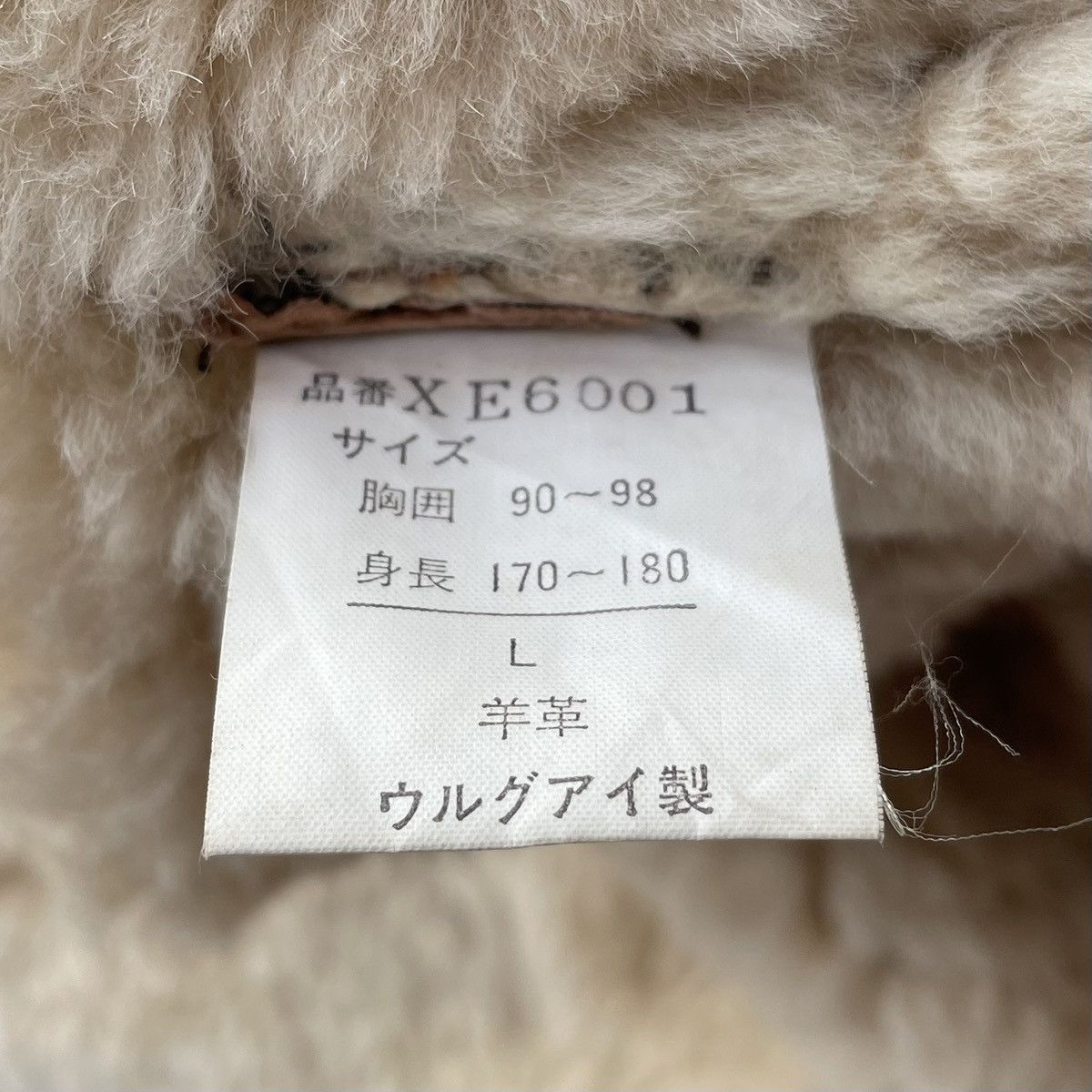 Genuine Leather VINTAGE SPRAZZO MODA SPORTIVO B3 SHEARLING FUR JACKET Size US L / EU 52-54 / 3 - 20 Thumbnail
