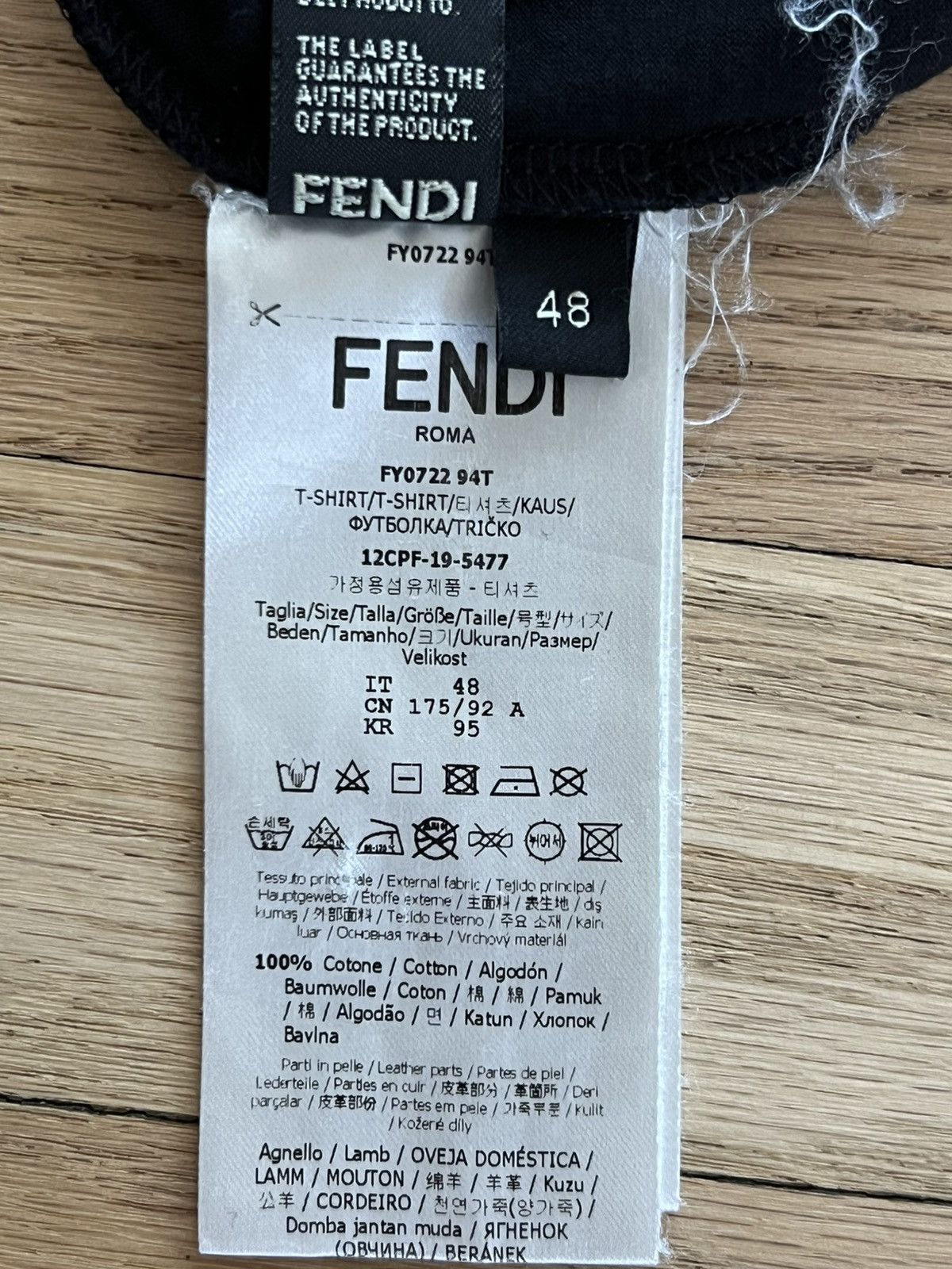 Fendi Fendi Monster Tee Size US S / EU 44-46 / 1 - 4 Thumbnail