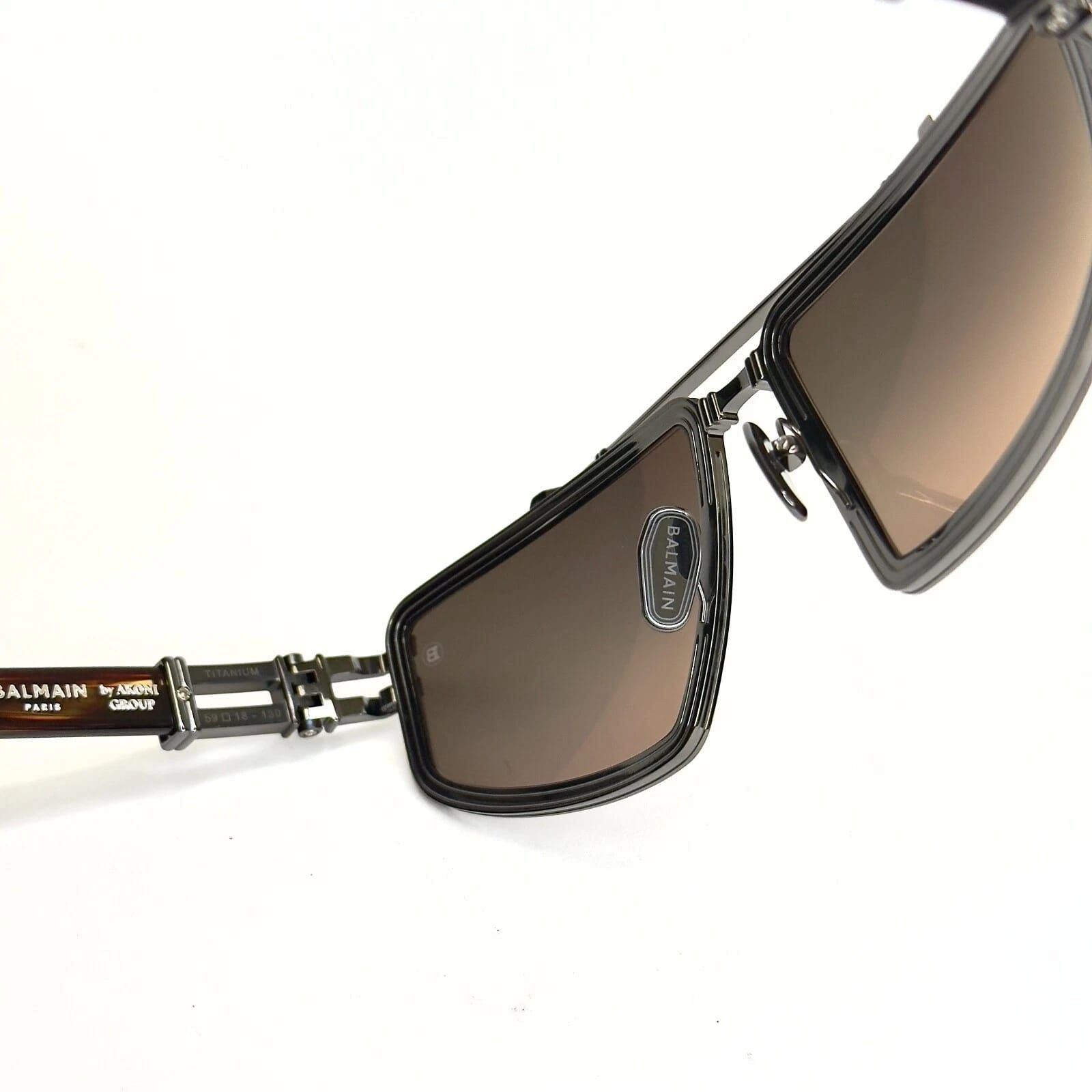 Balmain BALMAIN TITAN BY AKONI BPS139 BPS 139B Modern Sunglass Size ONE SIZE - 8 Thumbnail