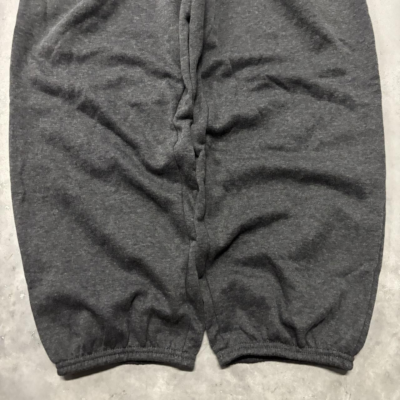 Japanese Brand × Vintage Crazy Vintage Y2K/2000s Baggy Dark Grey Comfy Essential Sweatpants! Size US 34 / EU 50 - 5 Thumbnail