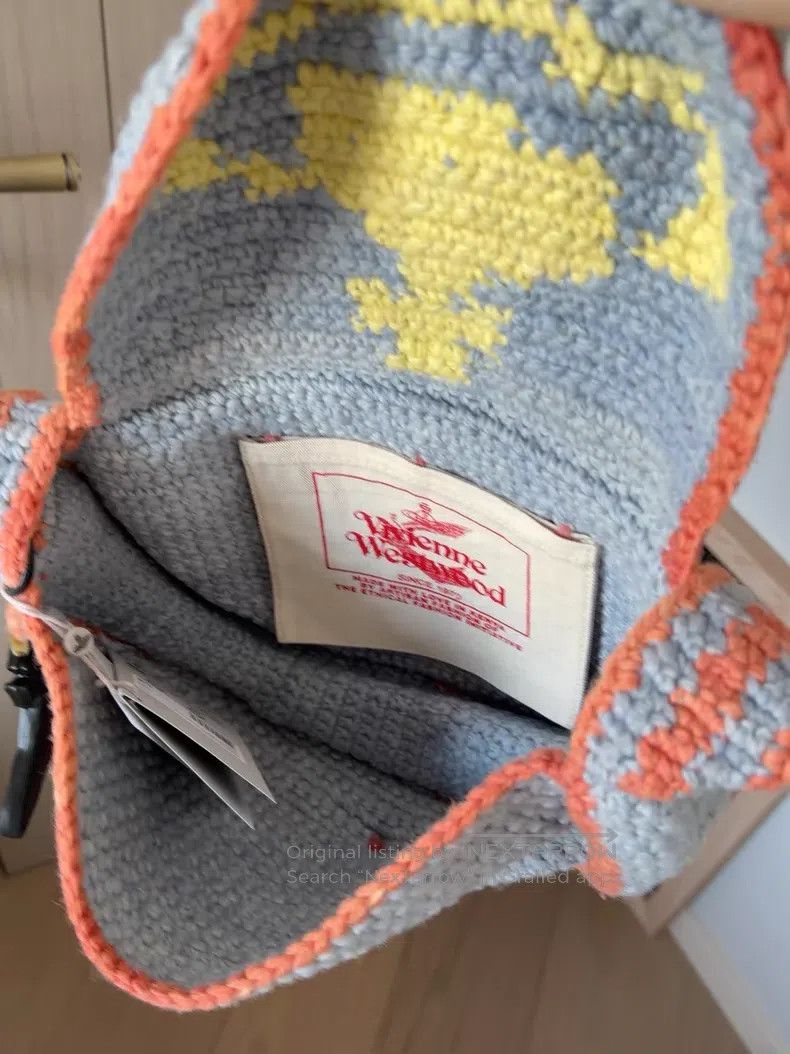Vivienne Westwood Vivienne Westwood size os Lucky Crescent-Shaped Crochet Bag Size ONE SIZE - 3 Thumbnail