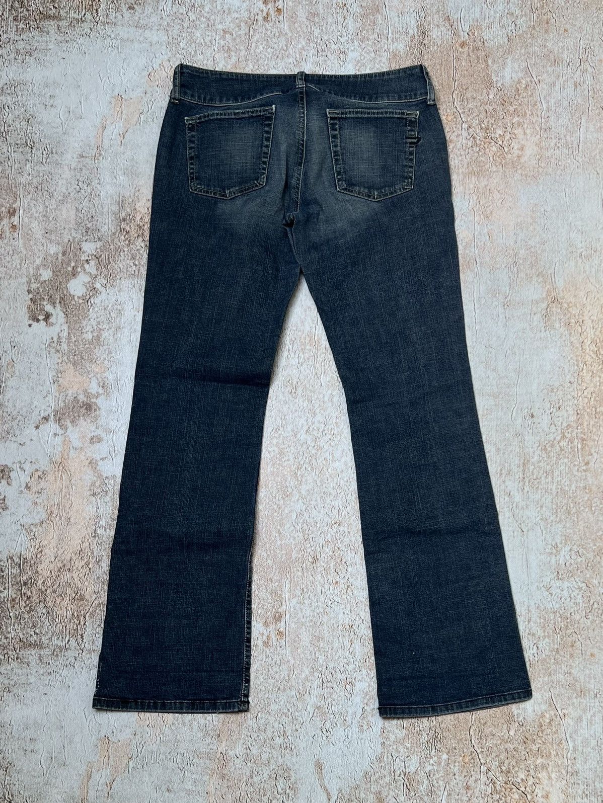 Diesel vintage painted flare jeans