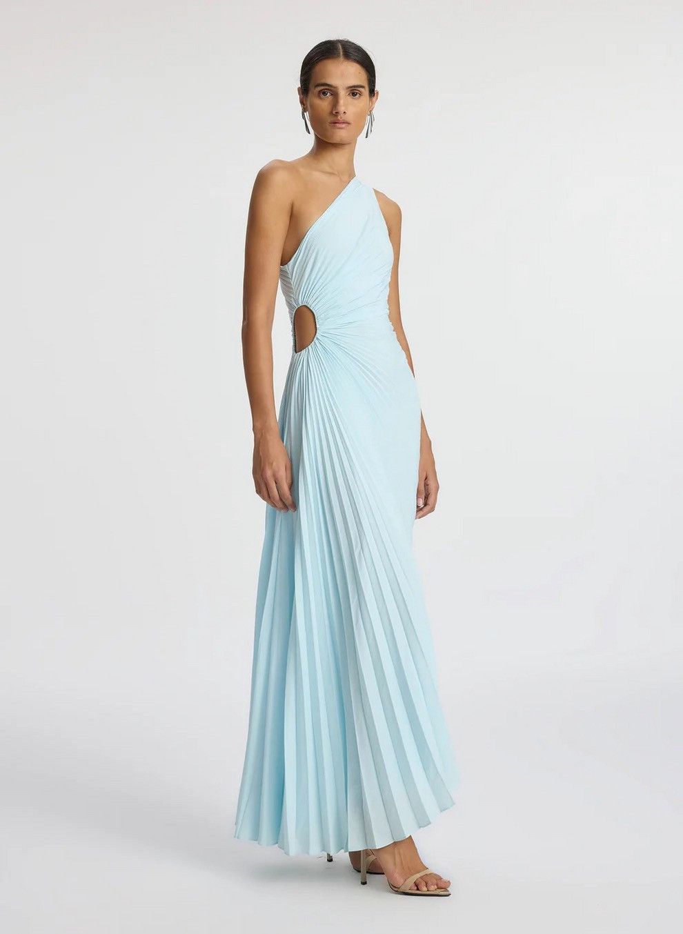 A.L.C. ALC Delfina Pleated Midi Dress Size S / US 4 / IT 40 - 2 Thumbnail