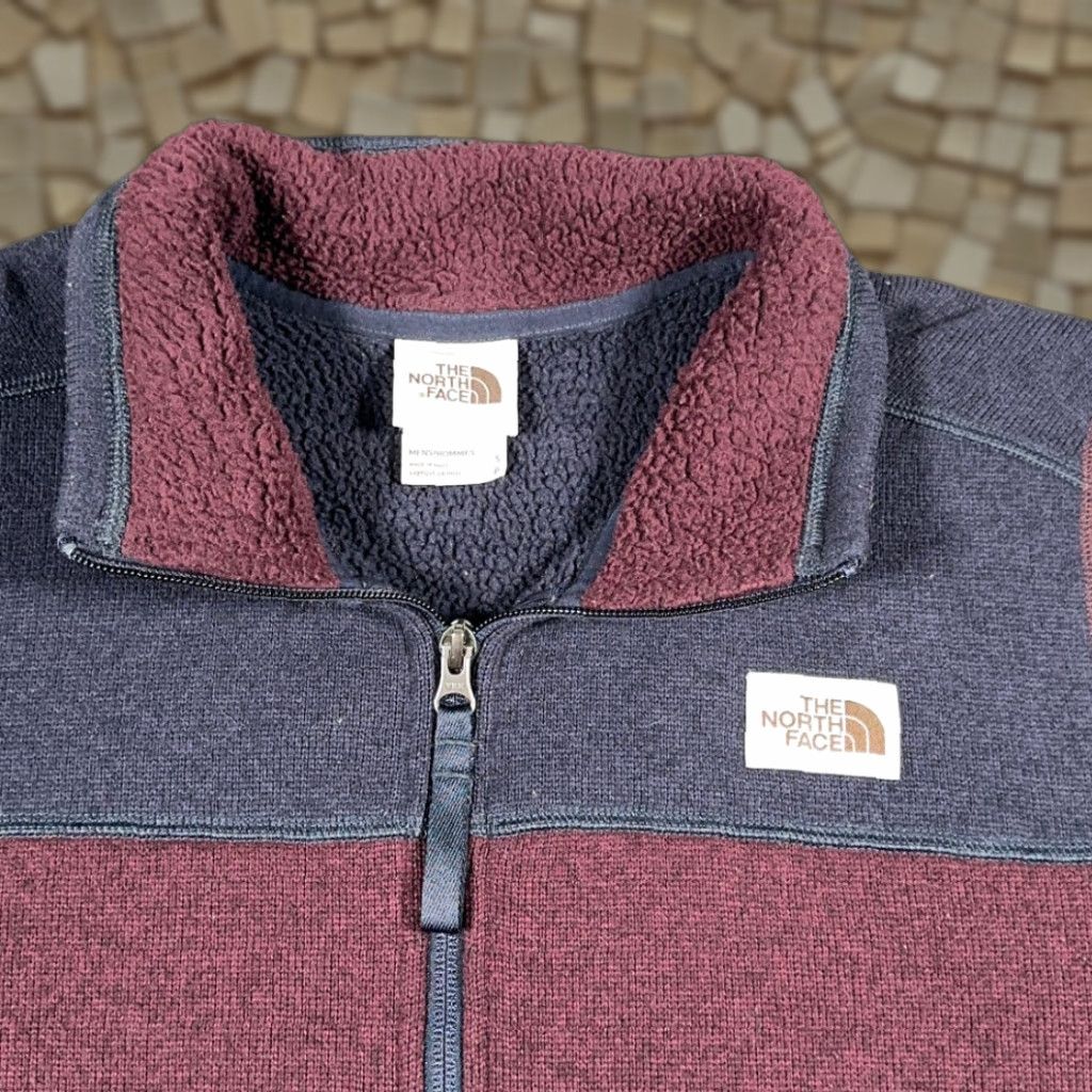 The North Face VINTAGE The North Face Gordon Lyons Sweater Adult SMALL Red Blue Fleece Pullover Half Zip Size US S / EU 44-46 / 1 - 1 Thumbnail