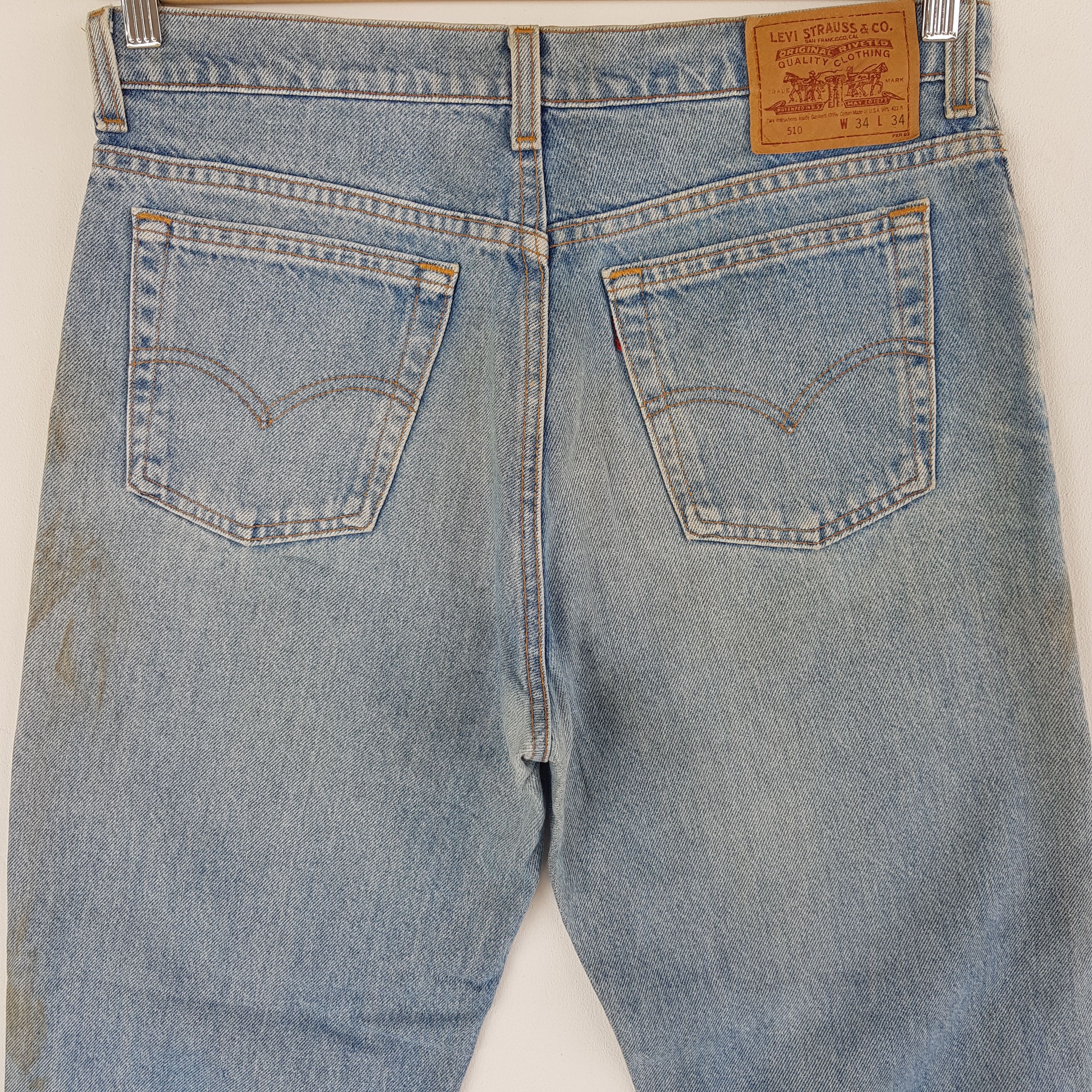 Levi's Vintage Levi's Sun Faded Jeans Dirty Levi's 510 Denim Pants Size US 32 / EU 48 - 4 Thumbnail