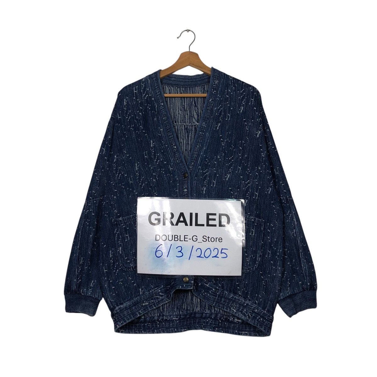 Japanese Brand 📌Vintage Indigo Denim Jacket Unbranded Japan Issey Miyake Size US M / EU 48-50 / 2 - 1 Thumbnail