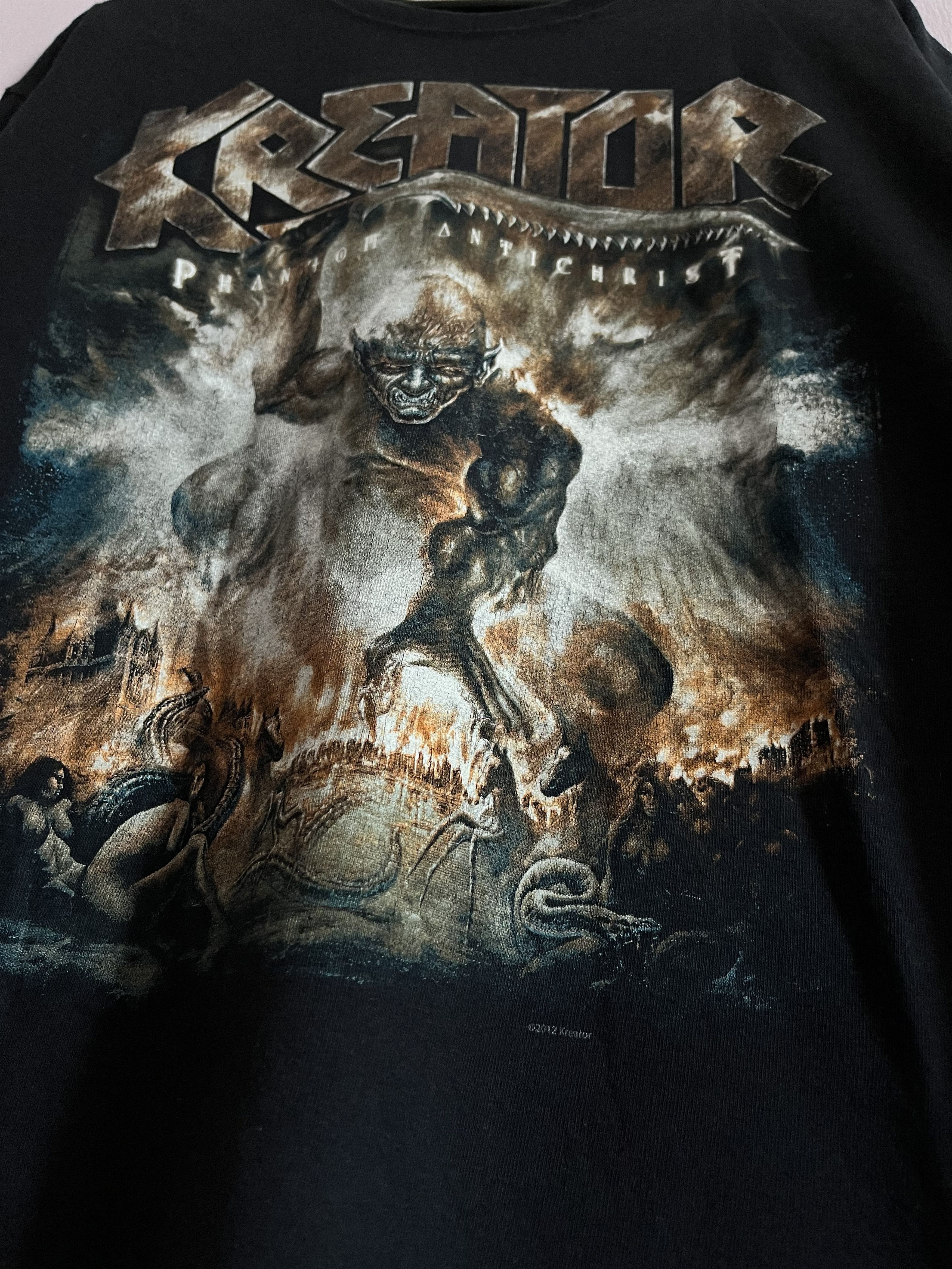 Band Tees Kreator Phantom Antichrist Shirt 2012 Rare Thrash Metal Tee Size US L / EU 52-54 / 3 - 5 Thumbnail