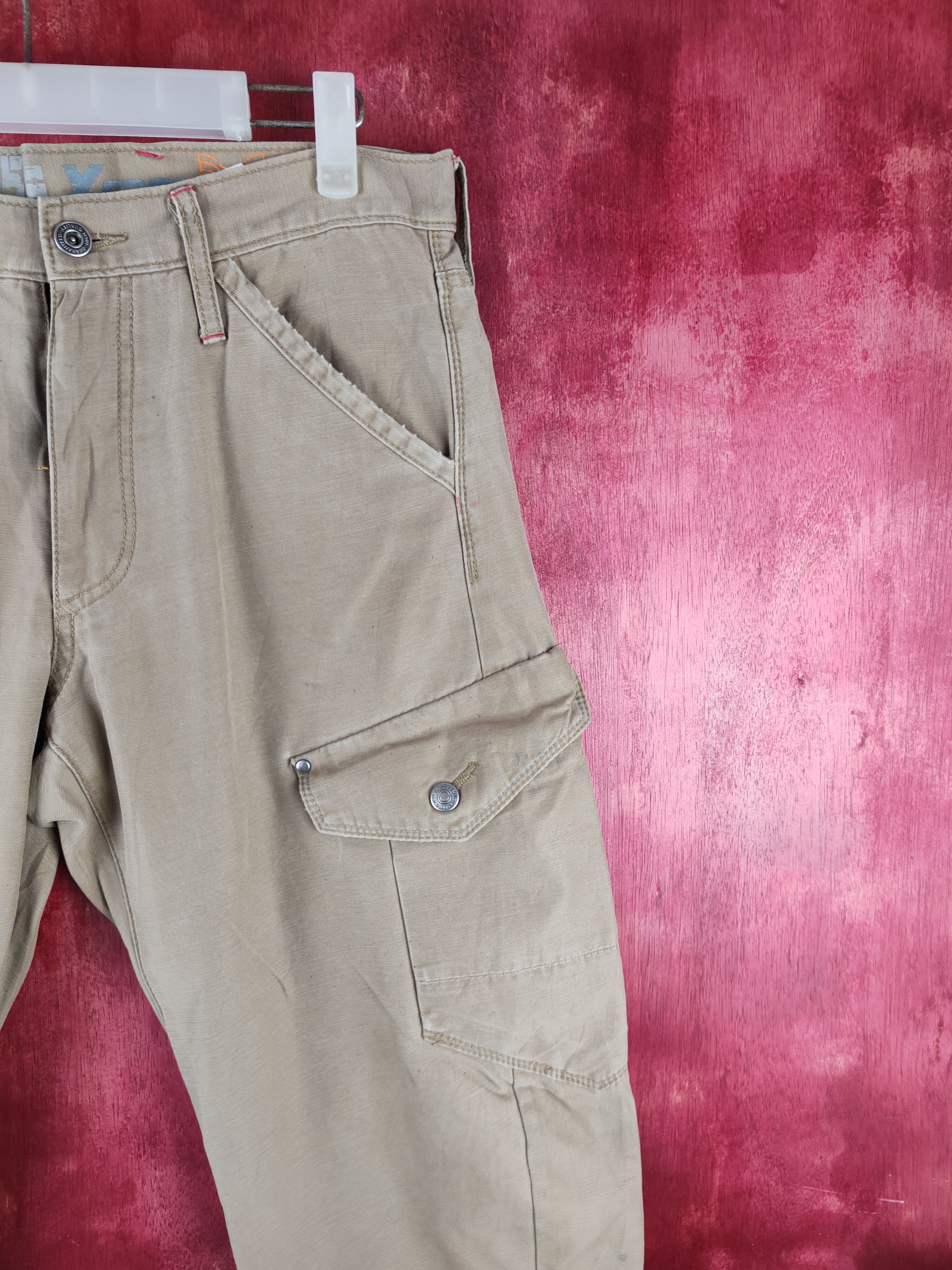 Japanese Brand Xebec-Twist45 Brown Multipocket Cargo Pants N#S41 Size US 30 / EU 46 - 5 Thumbnail