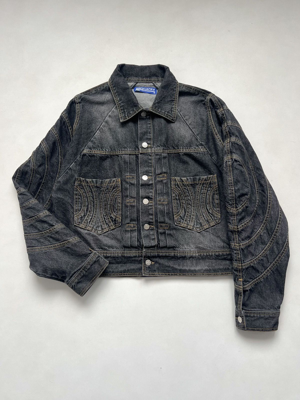 jOONIVERSE LAB 🔥Jooniverse Lab 5 Panels Type-2 Denim Jacket Ash Grey Size US M / EU 48-50 / 2 - 7 Thumbnail