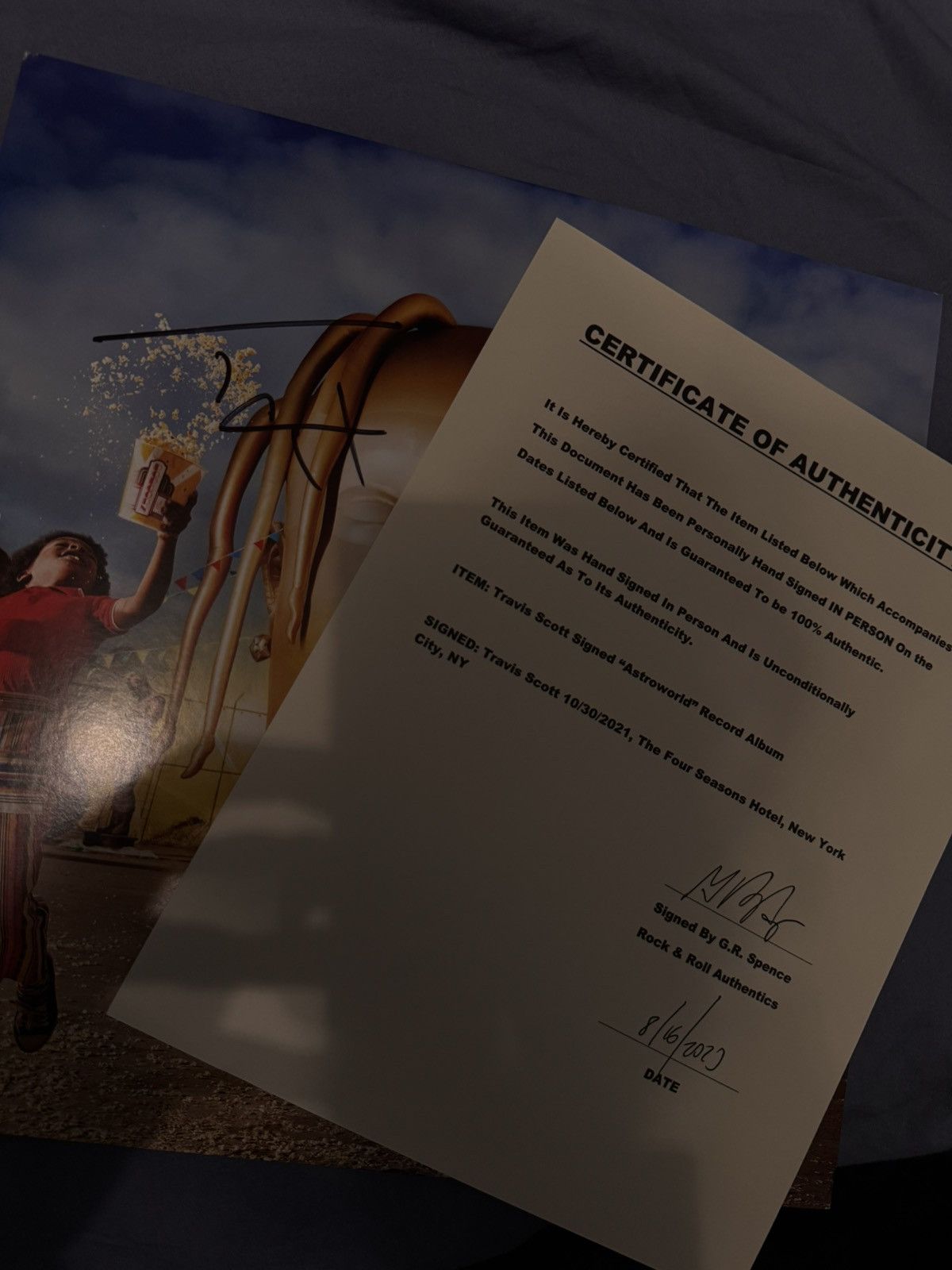 Travis Scott “SIGNED” TRAVIS SCOTT ASTROWORLD VINYL Size ONE SIZE - 5 Thumbnail