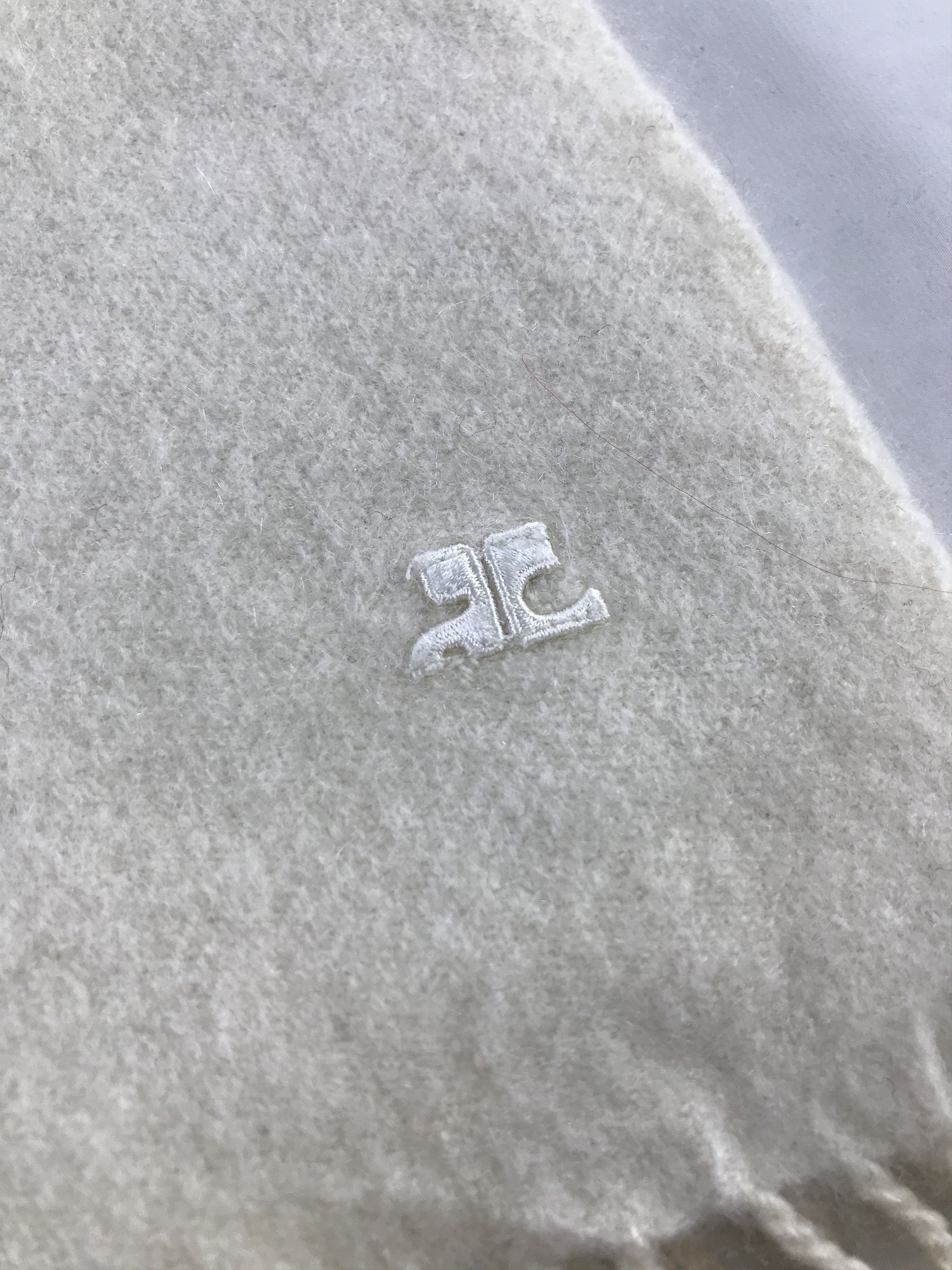 Courreges × Vintage Courreges Homme Scarf / Muffler / Neckwear - WW2174 Size ONE SIZE - 4 Thumbnail