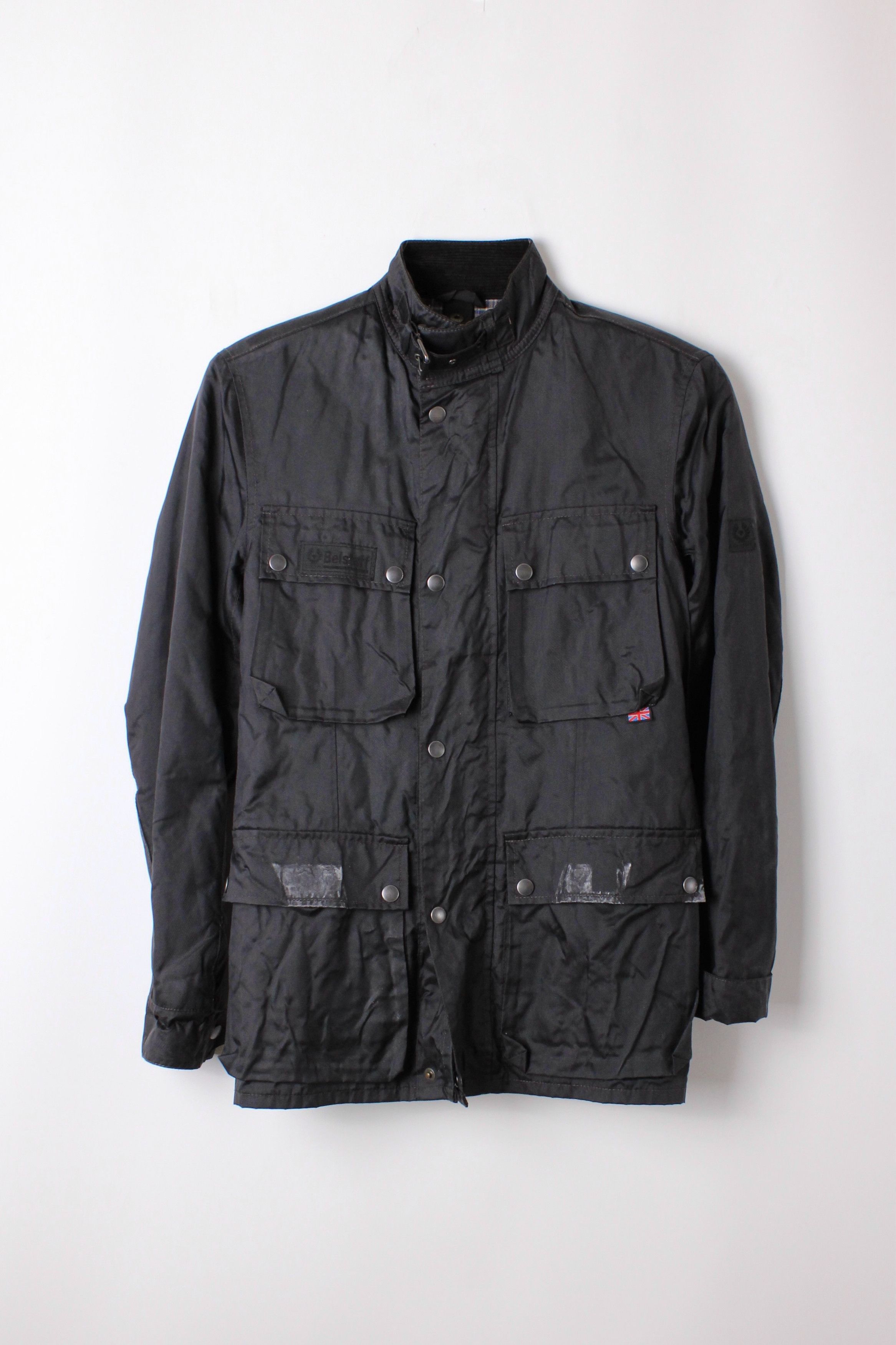 Belstaff Rallymaster Nylon Jacket Black Small Medium