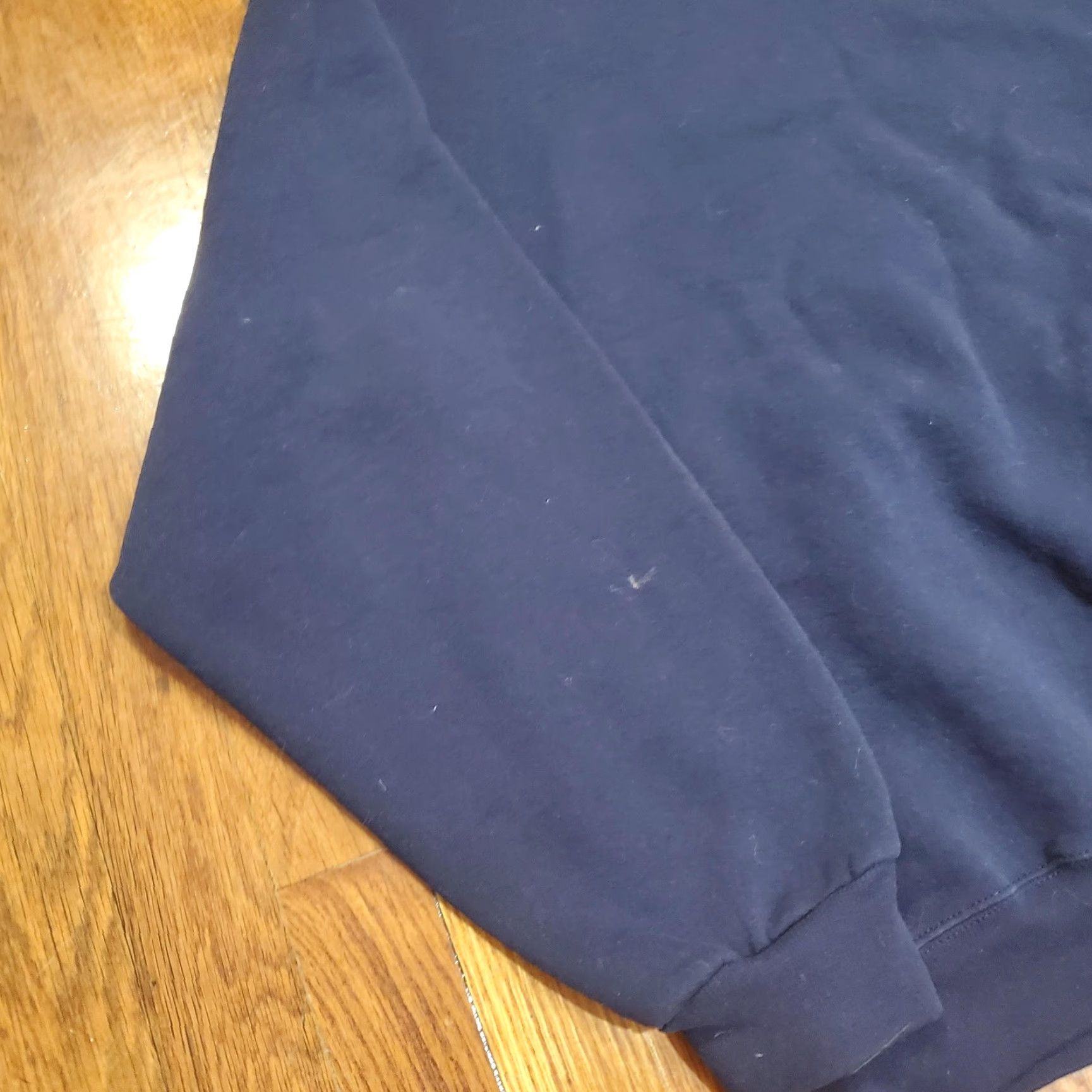 Russell Athletic VINTAGE Russell Athletic Sweatshirt Mens XL Navy Blue Blank Crewneck Fleece Pullover Size US XL / EU 56 / 4 - 2 Thumbnail