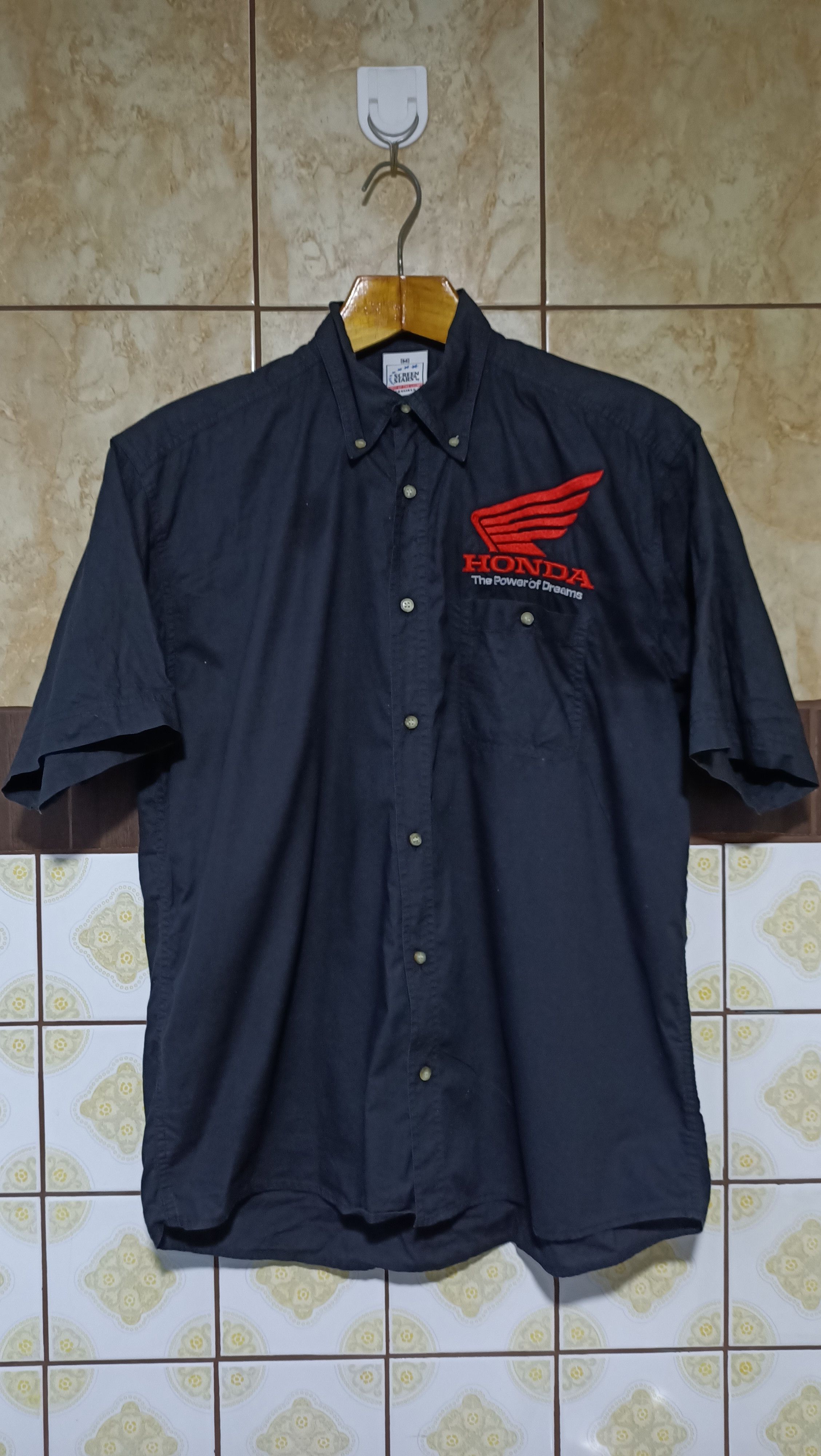 Honda Vintage Screen Stars Honda Up Button shirt Size US M / EU 48-50 / 2 - 2 Thumbnail