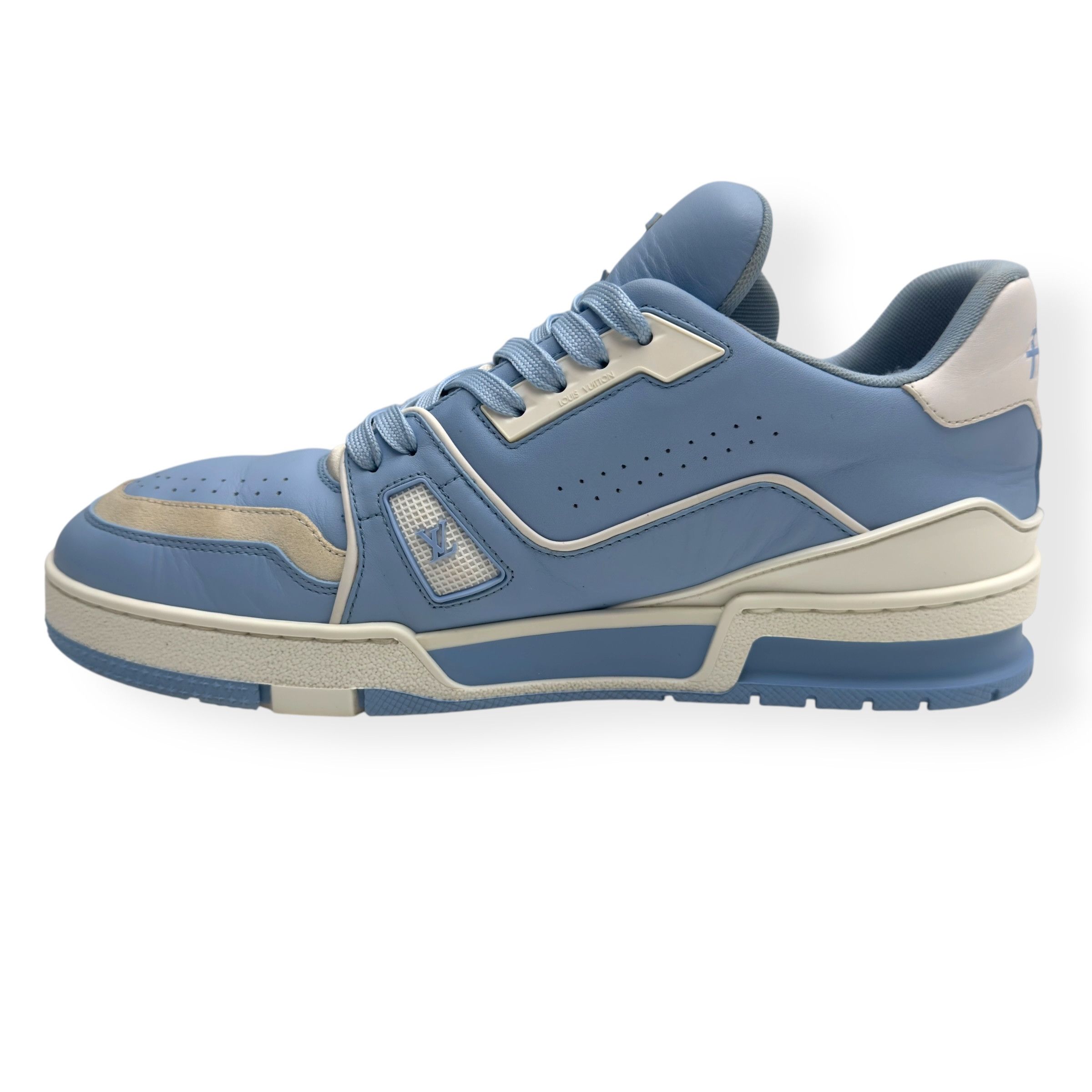 Louis Vuitton LOUIS VUITTON LV TRAINER BABY BLUE / WHITE UK Size US 8 / EU 41 - 3 Thumbnail
