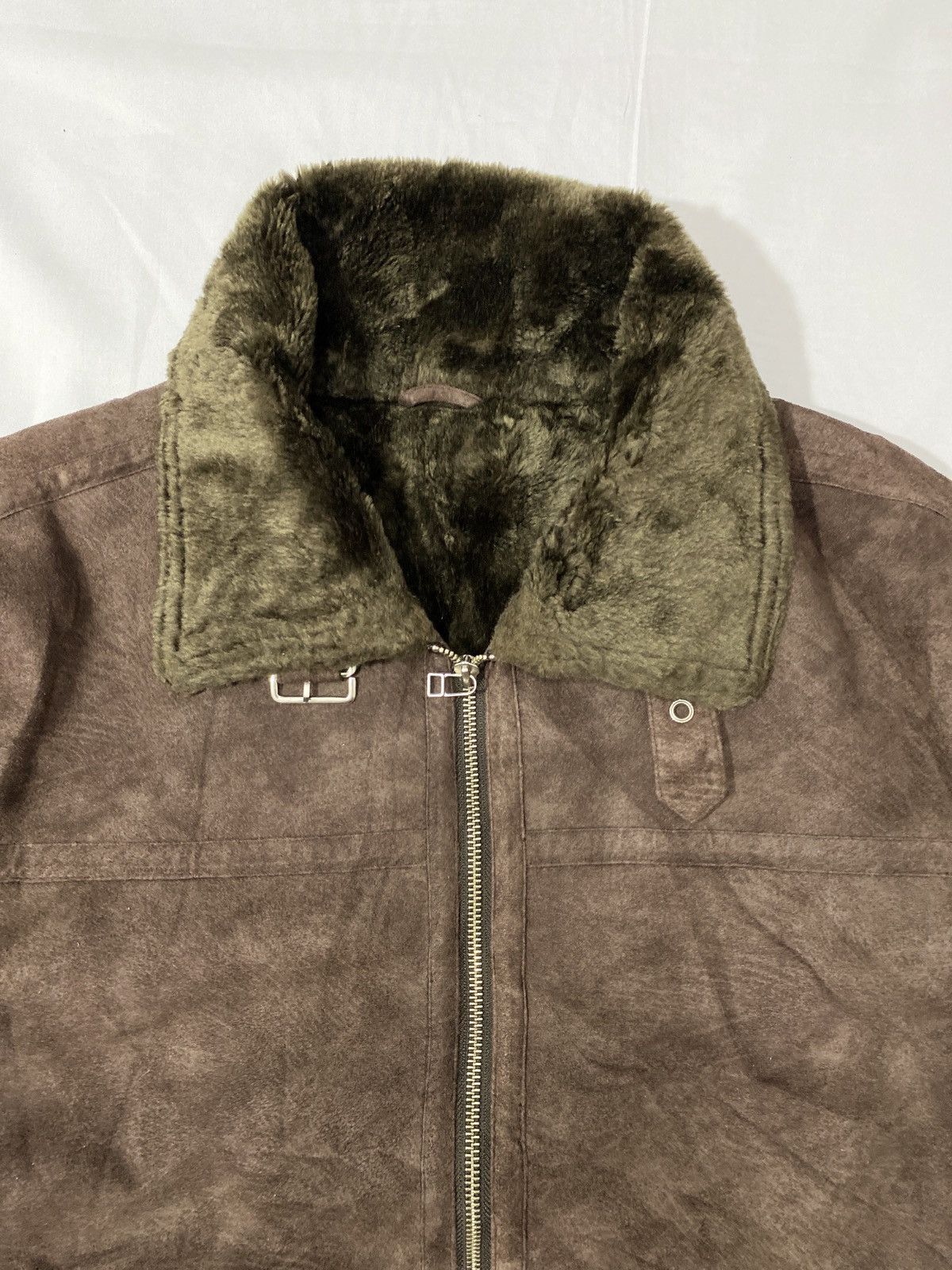 Tornado Mart Japanese Brand PBI Suede Leather Vkei Jacket Size US L / EU 52-54 / 3 - 2 Thumbnail