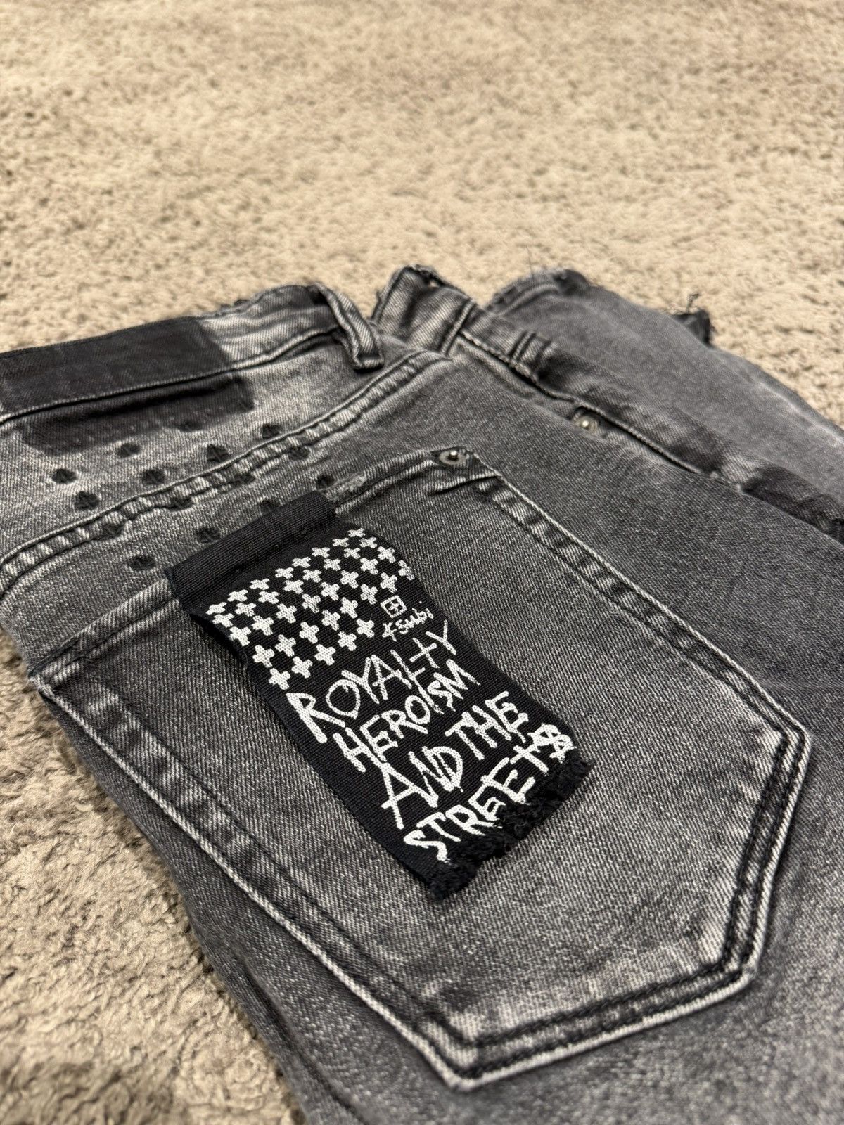Ksubi Mens Black & Grey Ksubi jeans Size US 31 - 2 Thumbnail