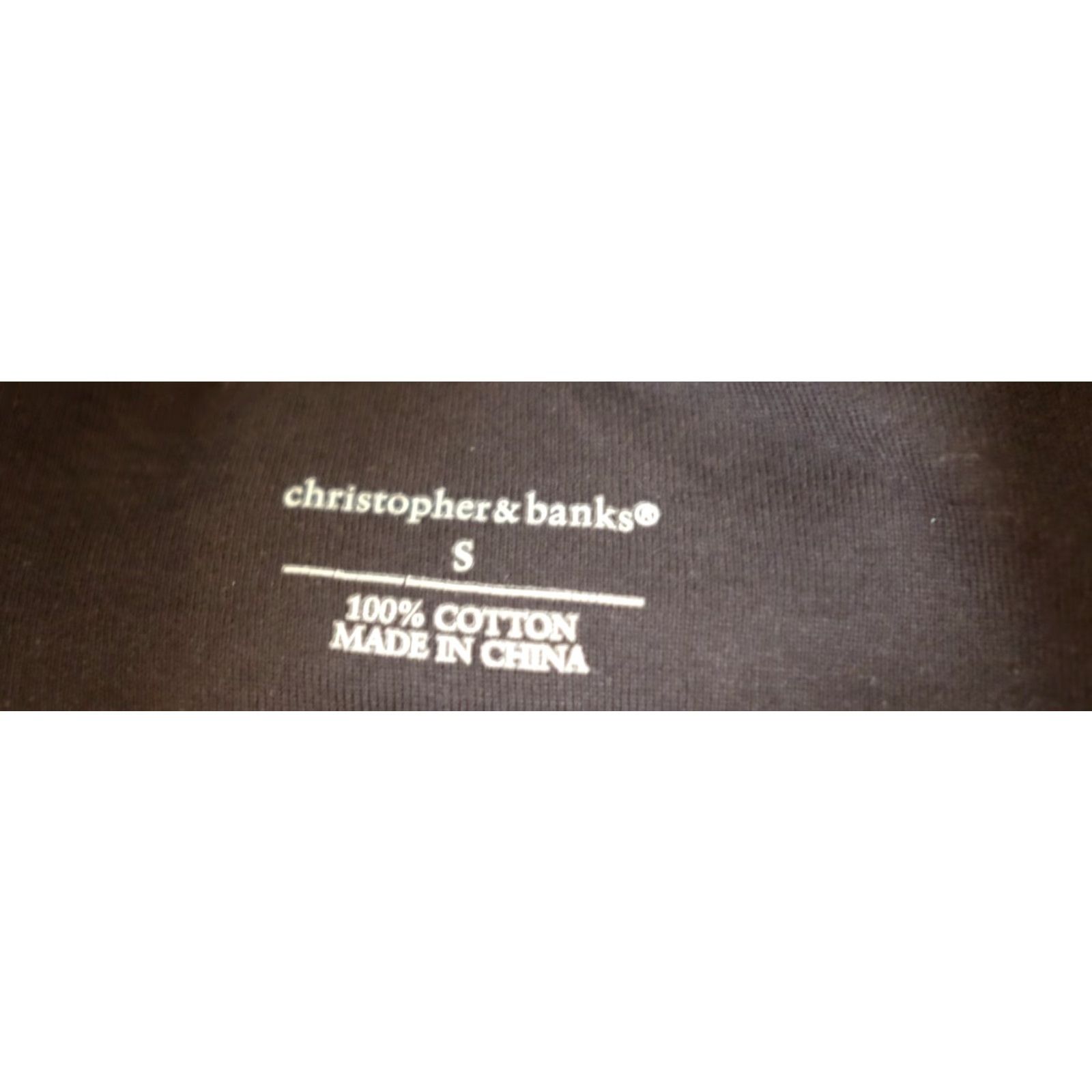Vintage Christopher & Banks Black Tank Top Women's S Tank 100% Cotton Knit Sleeveless Crew Neck Basic Casual Workwear Shirt Size S / US 4 / IT 40 - 7 Thumbnail