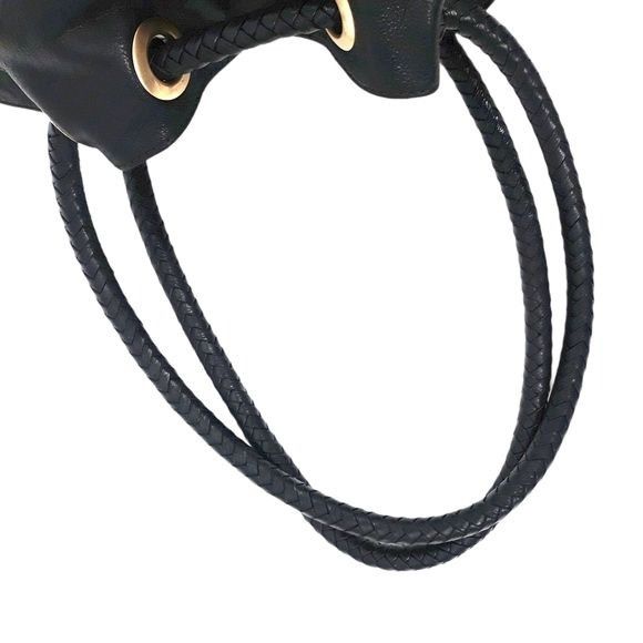 Cole Haan Cole Haan Hobo Shoulder Bag Leather Braided Grommets Genevie Size ONE SIZE - 8 Thumbnail