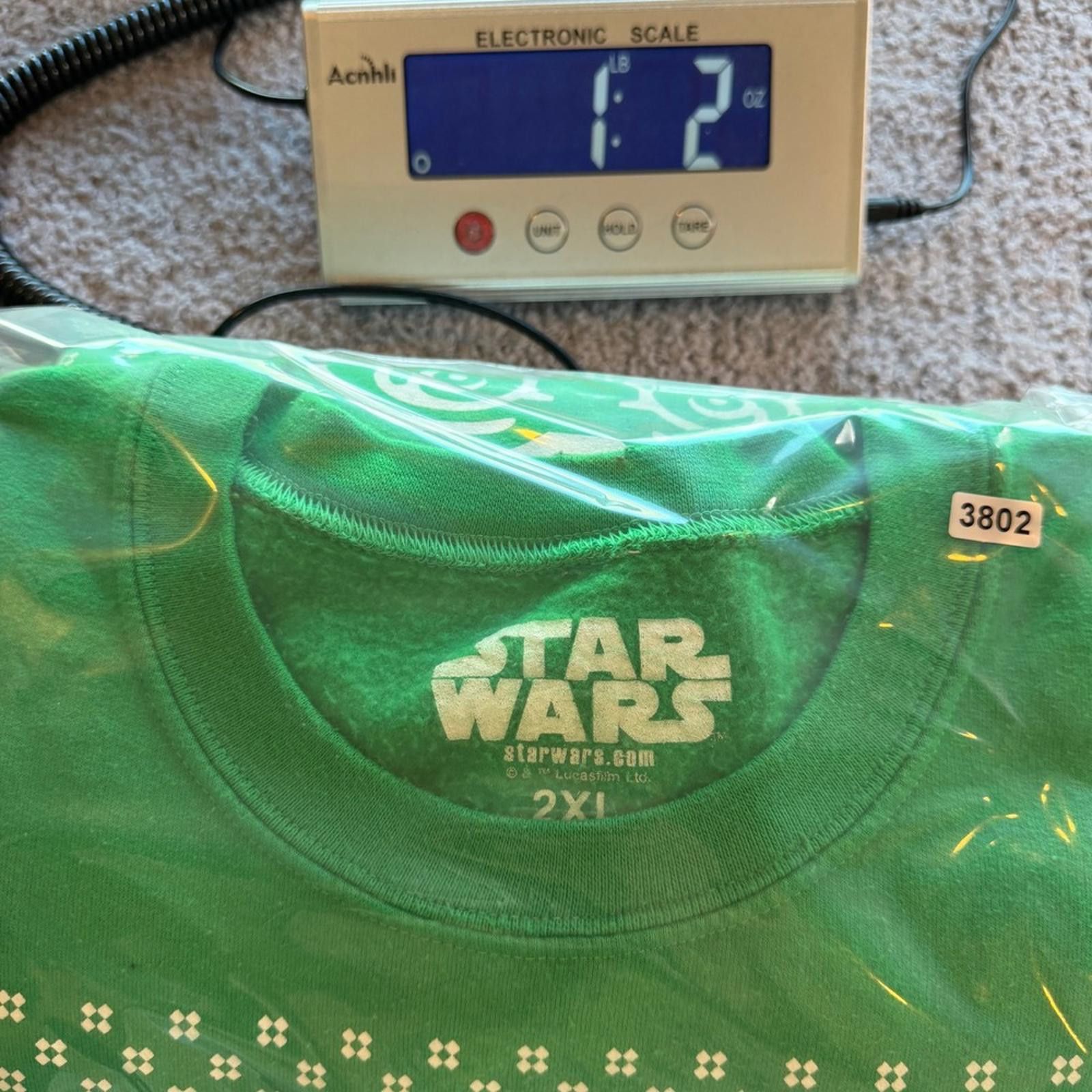 Star Wars Star Wars Stormtrooper Santa Ugly Christmas Sweater Green Size US XXL / EU 58 / 5 - 4 Thumbnail