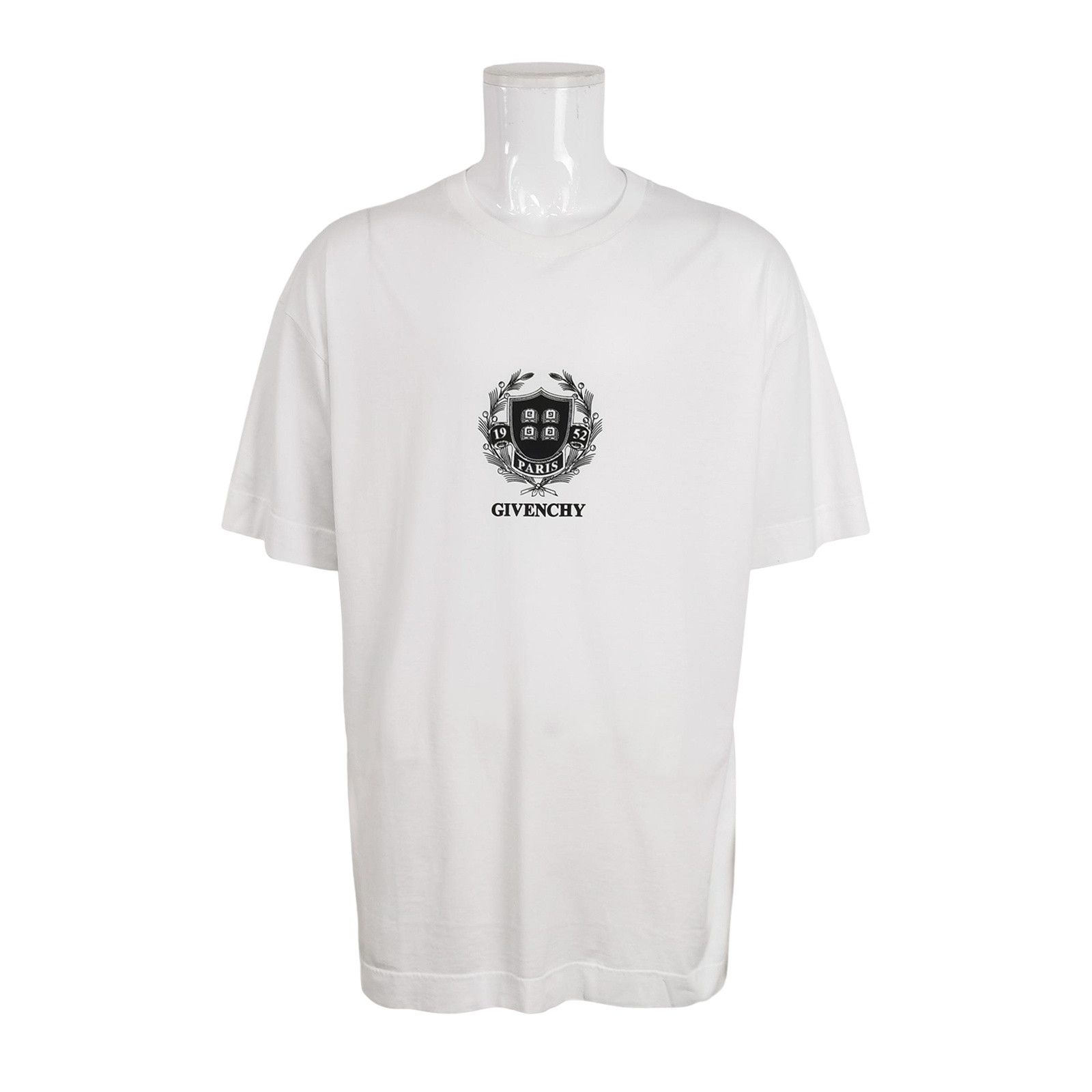 Givenchy Givenchy Crest Logo Short Sleeve T-Shirt XL Size US XL / EU 56 / 4 - 1 Thumbnail