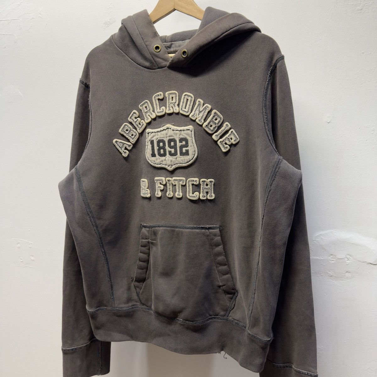 Vintage Abercrombie & Fitch Faded Distressed Hoodie ERD Grunge Faded Size US S / EU 44-46 / 1 - 3 Thumbnail