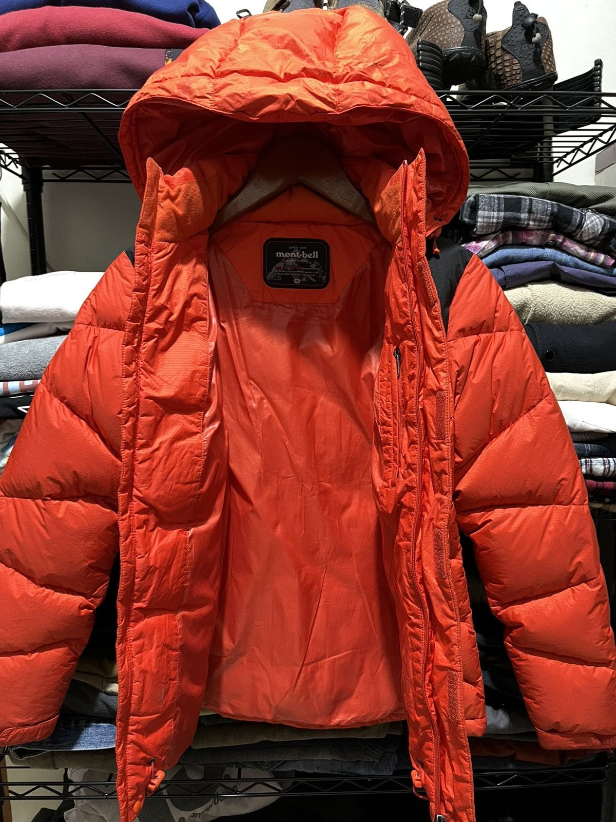 Montbell Montbell Down Jacket Dark Orange Size S / US 4 / IT 40 - 7 Thumbnail
