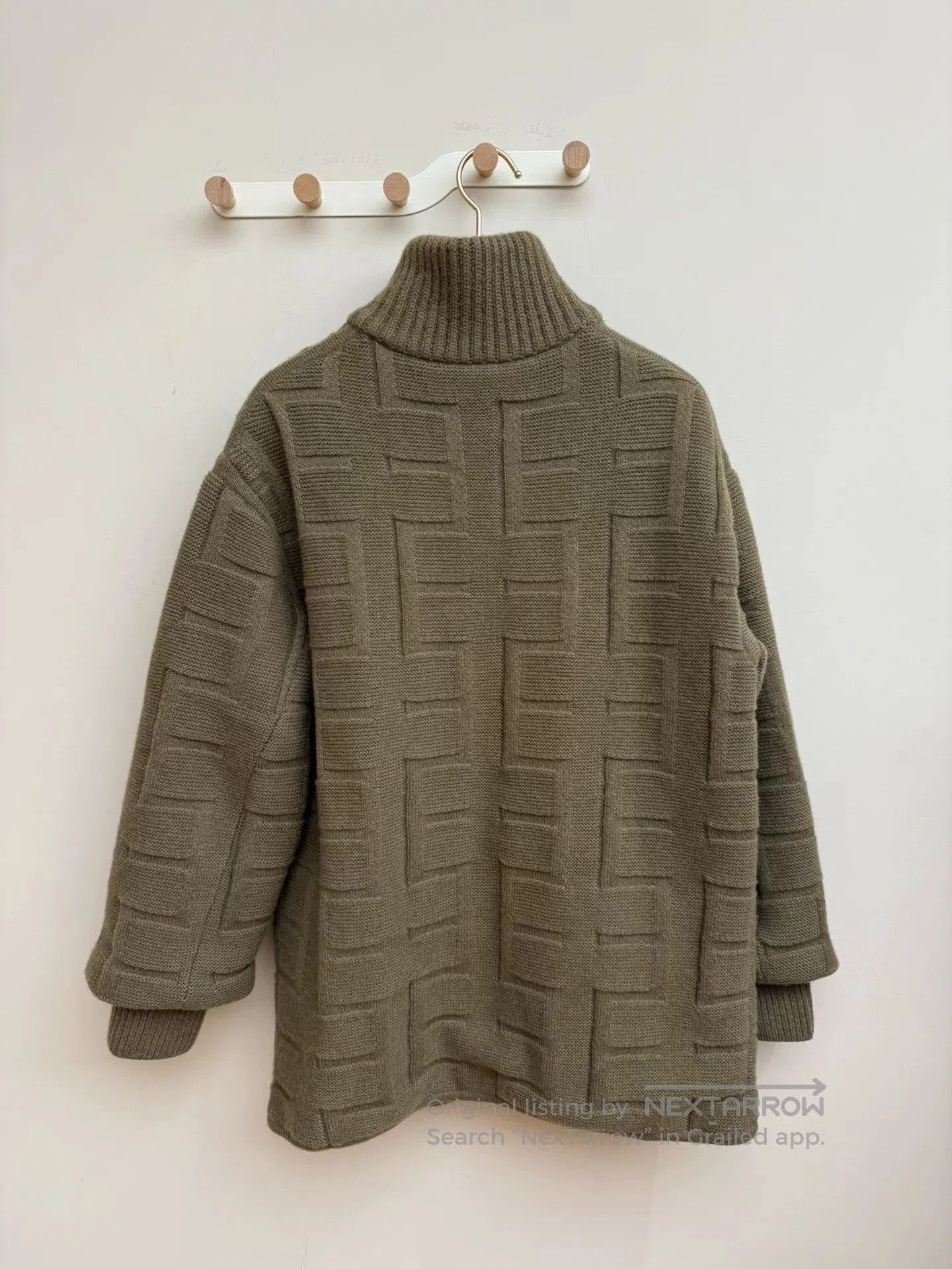 Hermes Hermes FW22 Brown Knit Zip Jacket. Size US S / EU 44-46 / 1 - 3 Thumbnail