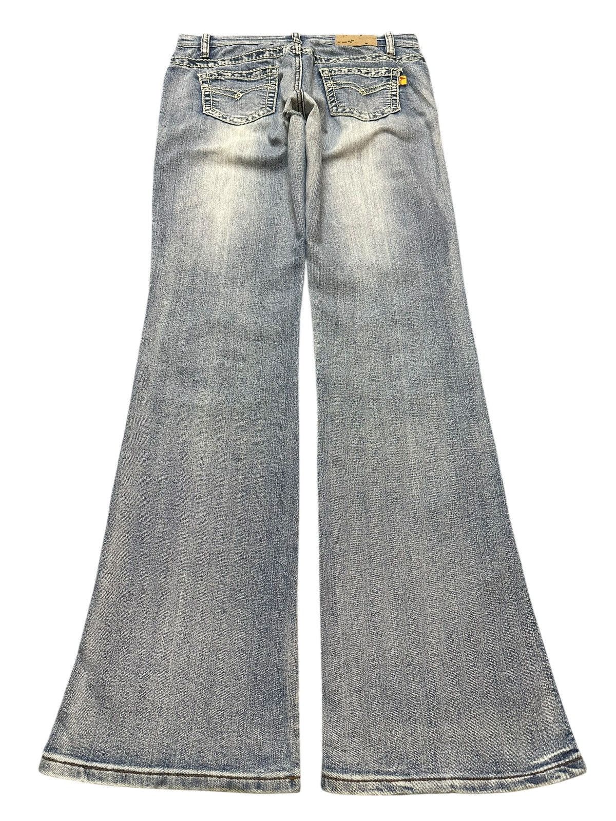 Hysteric Glamour Vintage Japanese Brand Blue Faded Wash Style Flare Jeans Size US 32 / EU 48 - 2 Thumbnail
