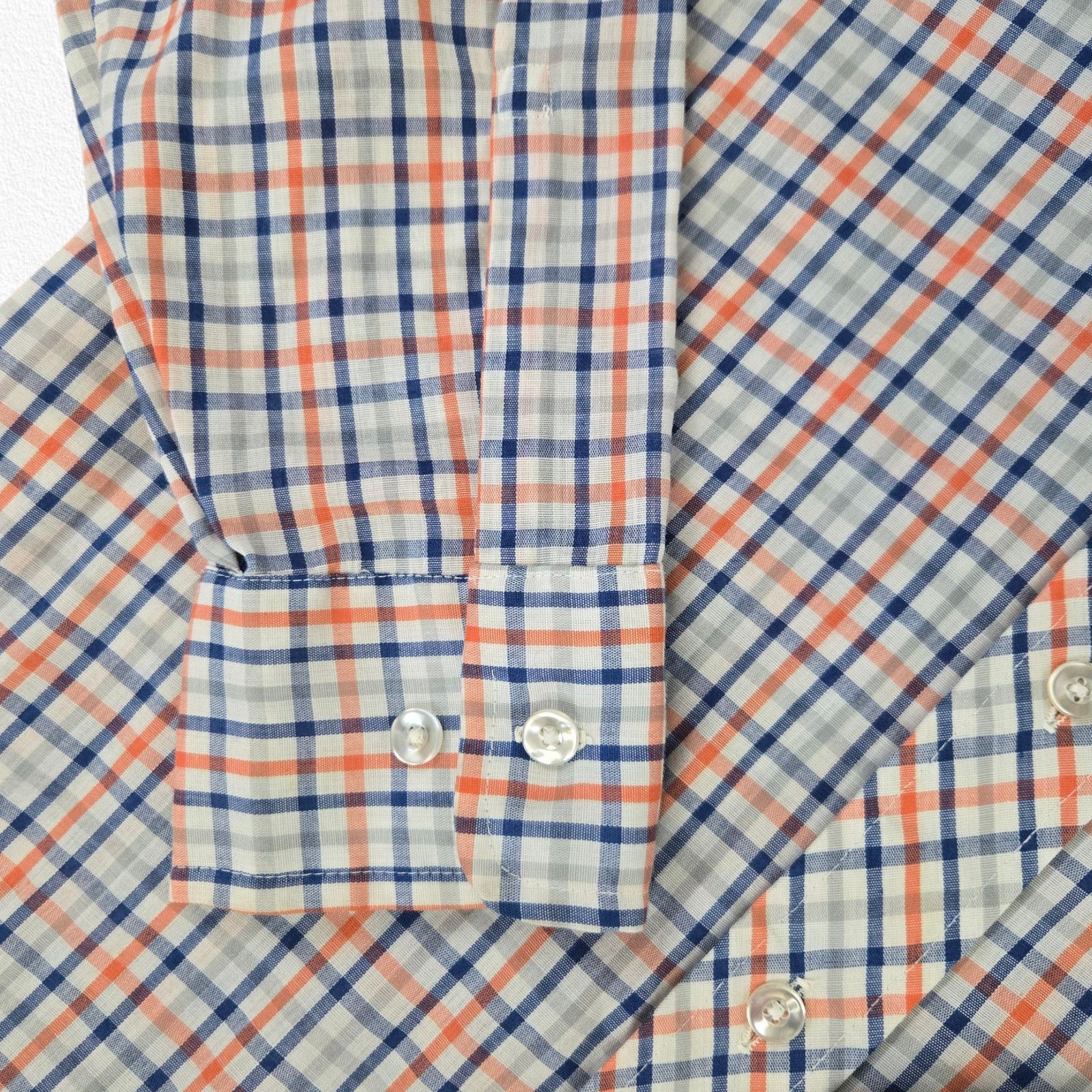 Vintage 1970s Vintage Plaid USA Disco Button Up Shirt Size Medium Size US M / EU 48-50 / 2 - 5 Thumbnail