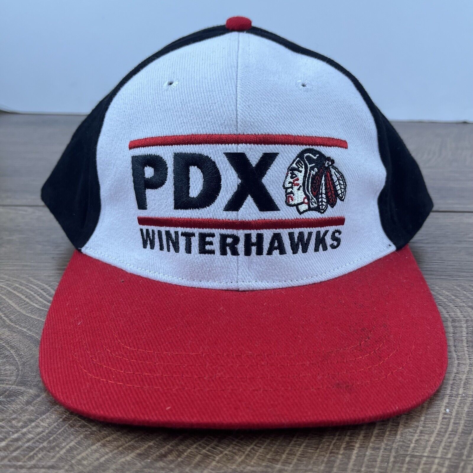 Other PDX Winterhawks Hat Portland Snapback White Cap Adjustable W Size ONE SIZE - 1 Thumbnail