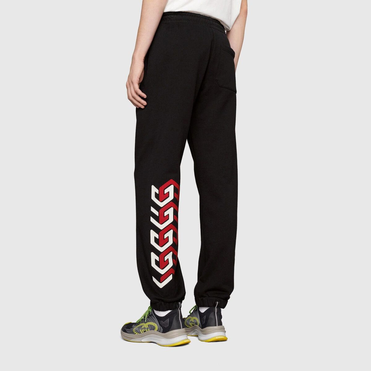 Gucci o1mt1gz0725 Jersey Jogging Pant With Gucci Mirror Print Size US 32 / EU 48 - 7 Thumbnail