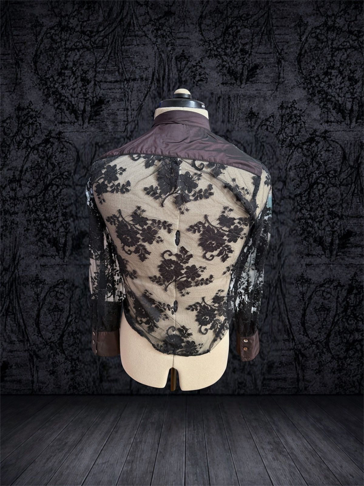 Share Spirit Homme Share Sprit Ruffled Floral Dress Shirt / Button up Shirt hyd Size US S / EU 44-46 / 1 - 3 Thumbnail