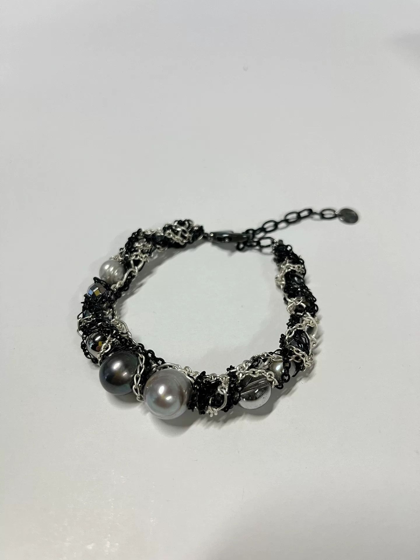 Gunda Gunda Irregular Pearl Chain Bracelet Size ONE SIZE - 1 Thumbnail