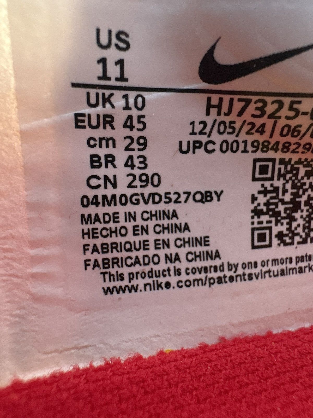 Nike Nike Mercurial Vapor 16 Elite FG football boots Size US 11 / EU 44 - 4 Thumbnail