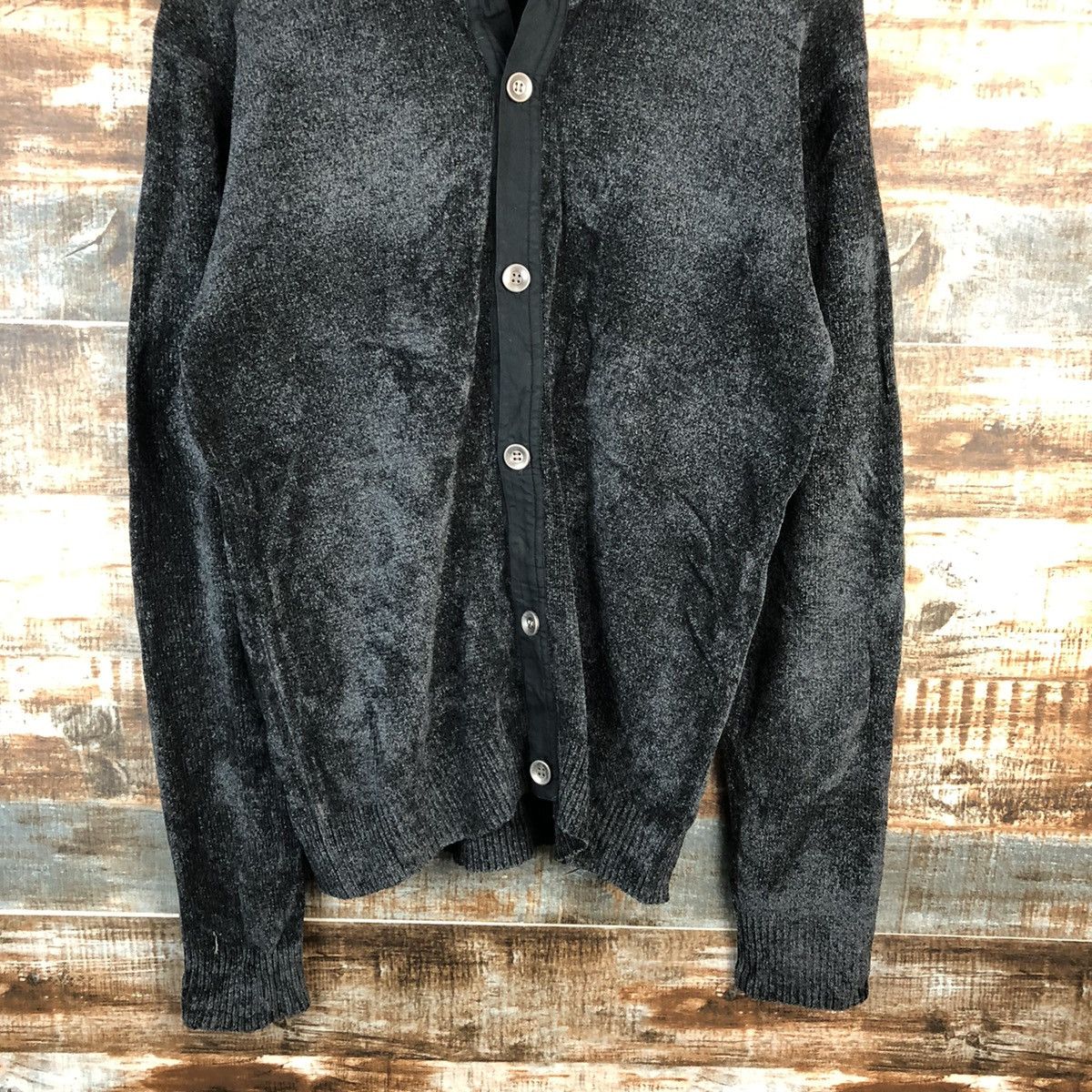 Comme Ca Ism DL Comme Ca Ism Black Knitwear cardigan sweater #C597 Size US M / EU 48-50 / 2 - 3 Thumbnail