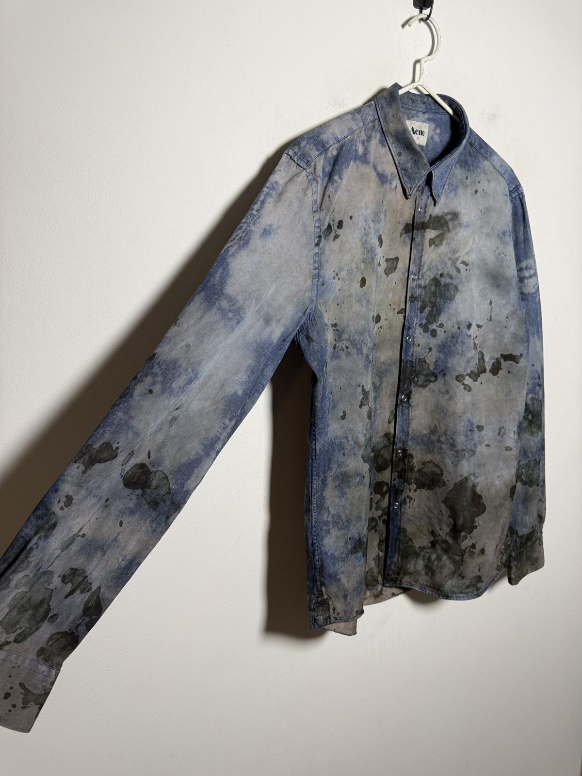 Acne Studios Acne Studios Trashed Western Shirt Size US L / EU 52-54 / 3 - 7 Thumbnail