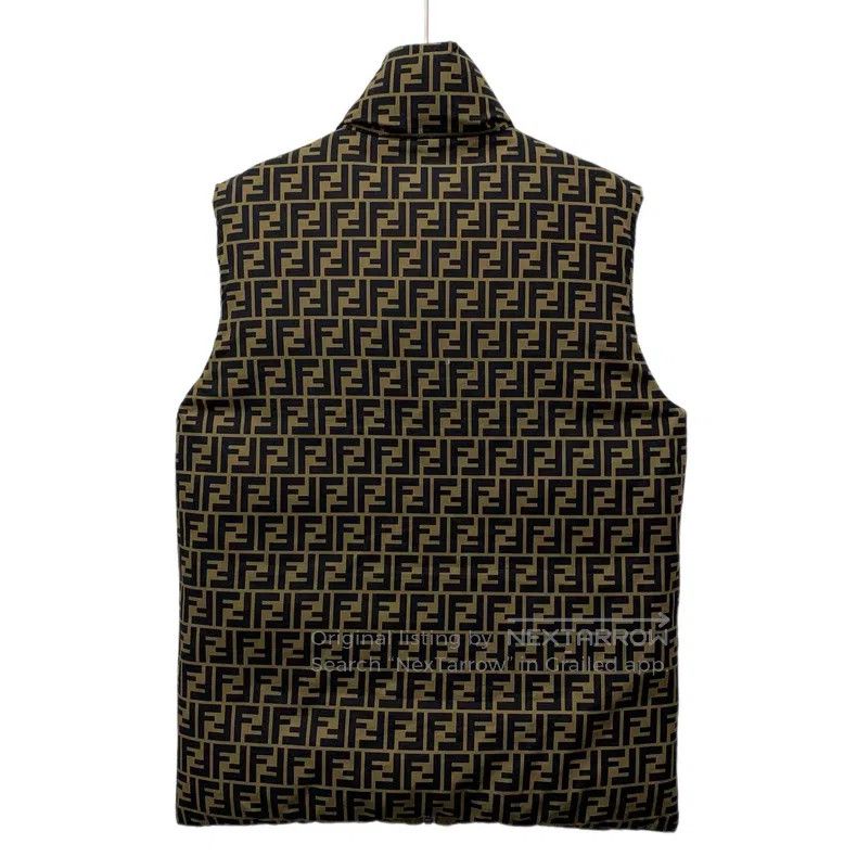 Fendi Fendi Collar zipper reversible down vest jacket Size US S / EU 44-46 / 1 - 4 Thumbnail
