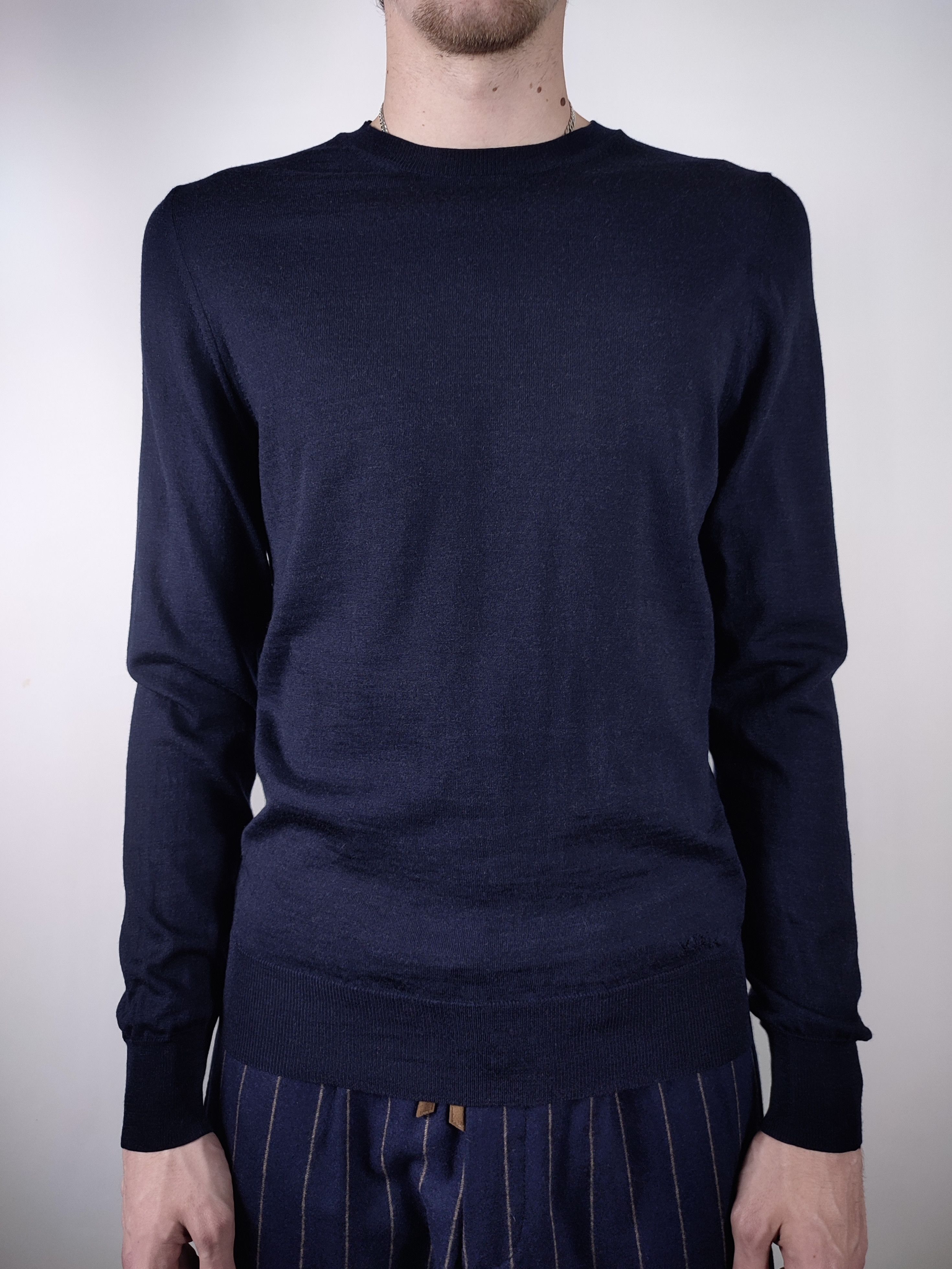 Saint Laurent Paris Yves Saint Laurent YSL Logo Wool Knit Jumper Sweater Size US M / EU 48-50 / 2 - 3 Thumbnail