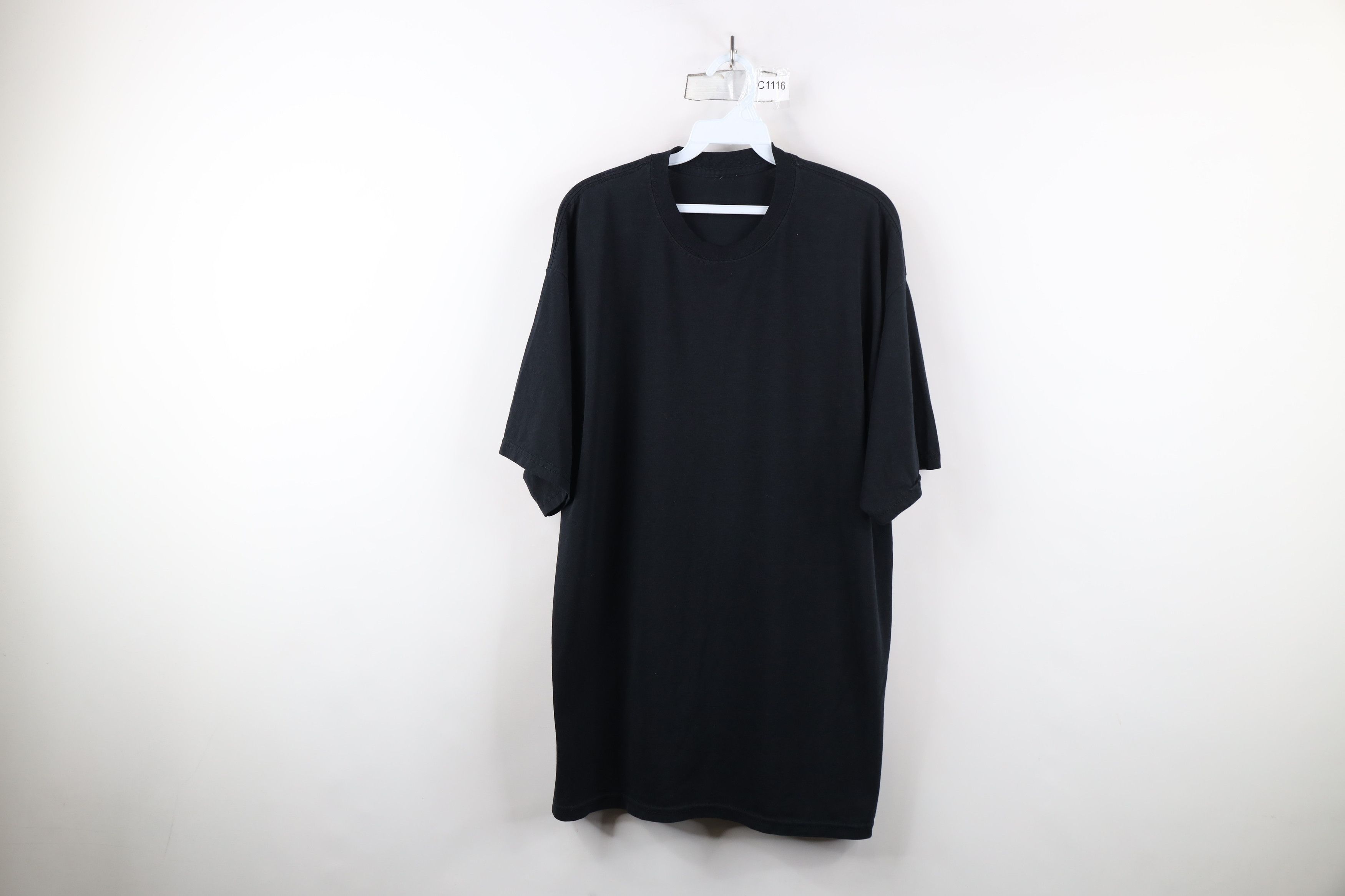 Vintage Vintage 90s Streetwear Short Sleeve T-Shirt Black Cotton Size US L / EU 52-54 / 3 - 1 Thumbnail