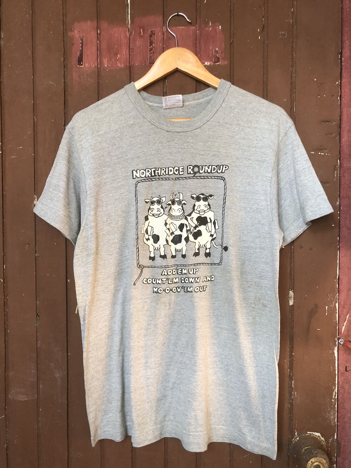 Vintage Vintage 80s Art Northridge Roundup Tshirt Size US M / EU 48-50 / 2 - 1 Thumbnail