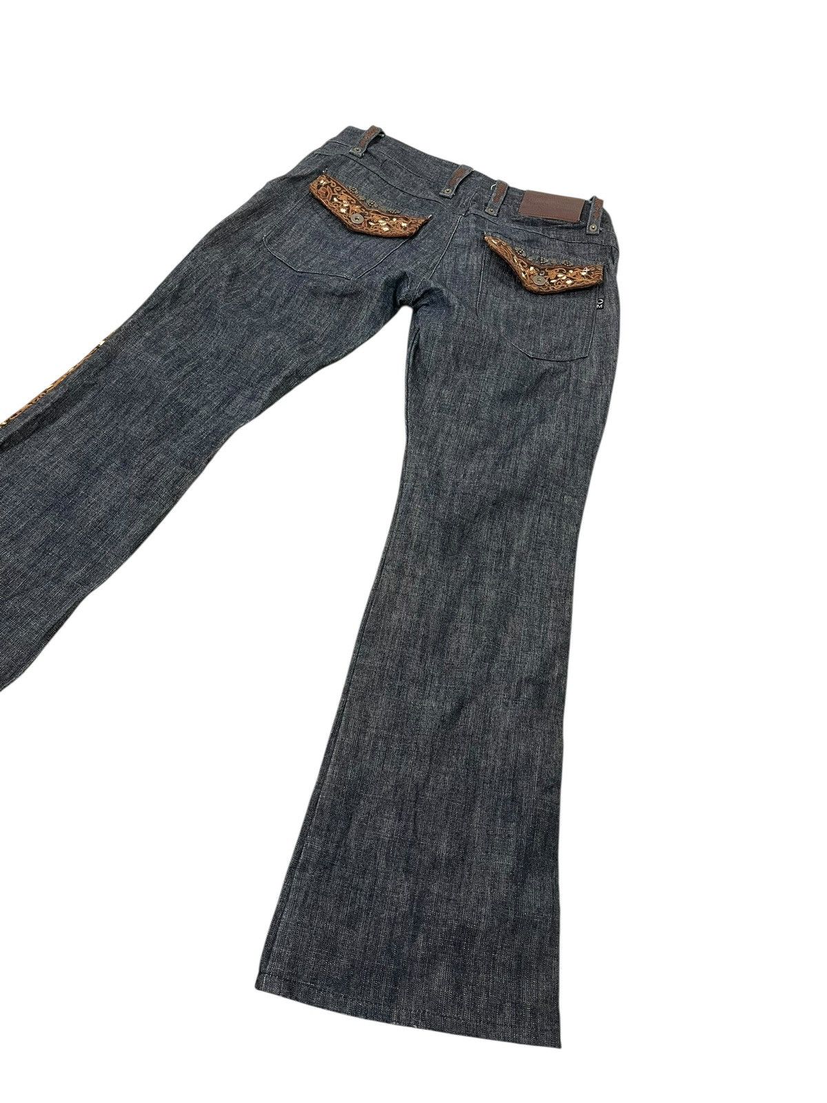Hysteric Glamour Flare Jeans Morgan Homme Japan Hard Denim Boot Cut 1🟦6 Size US 31 - 13 Thumbnail