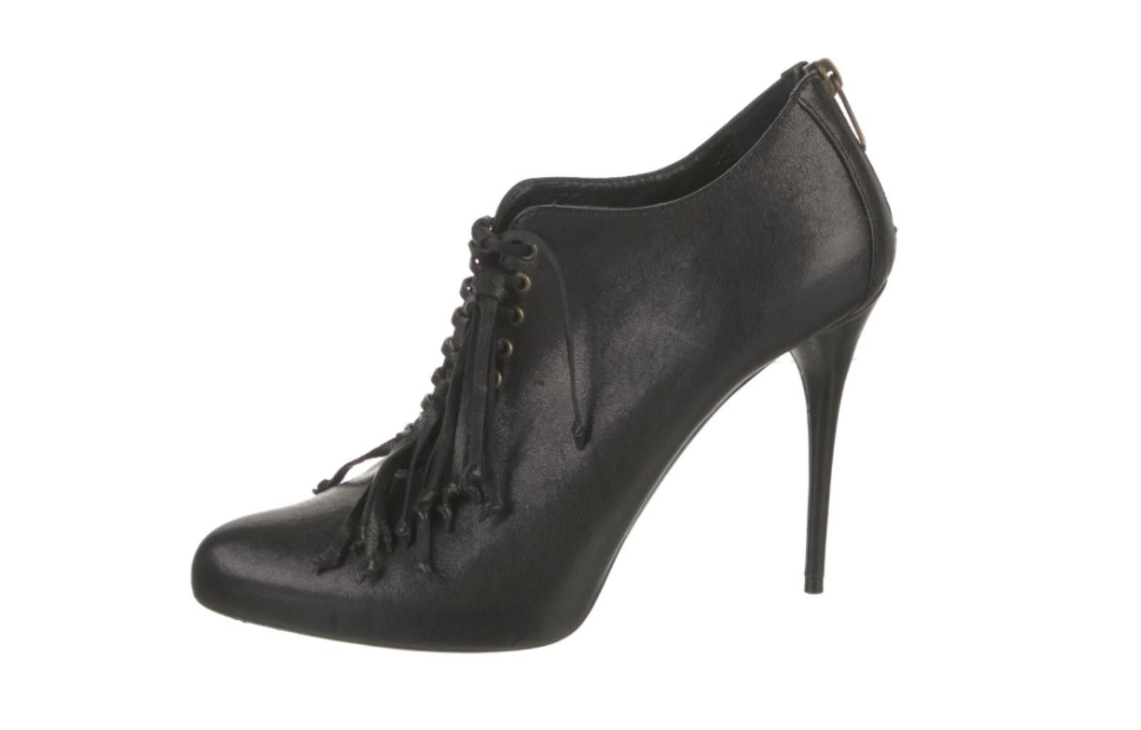Balmain Balmain Leather Pumps Lace Ups w/zipper US9.5 EU41 Size US 9.5 / IT 39.5 - 1 Thumbnail