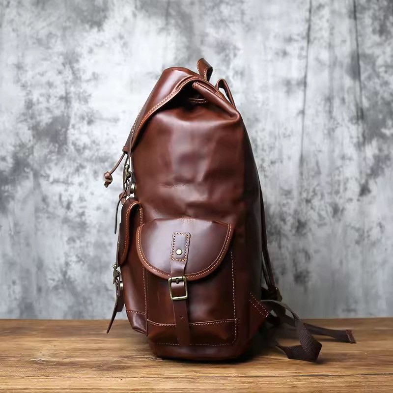 Genuine Leather Vintage Genuine Leather Backpack Size ONE SIZE - 2 Thumbnail