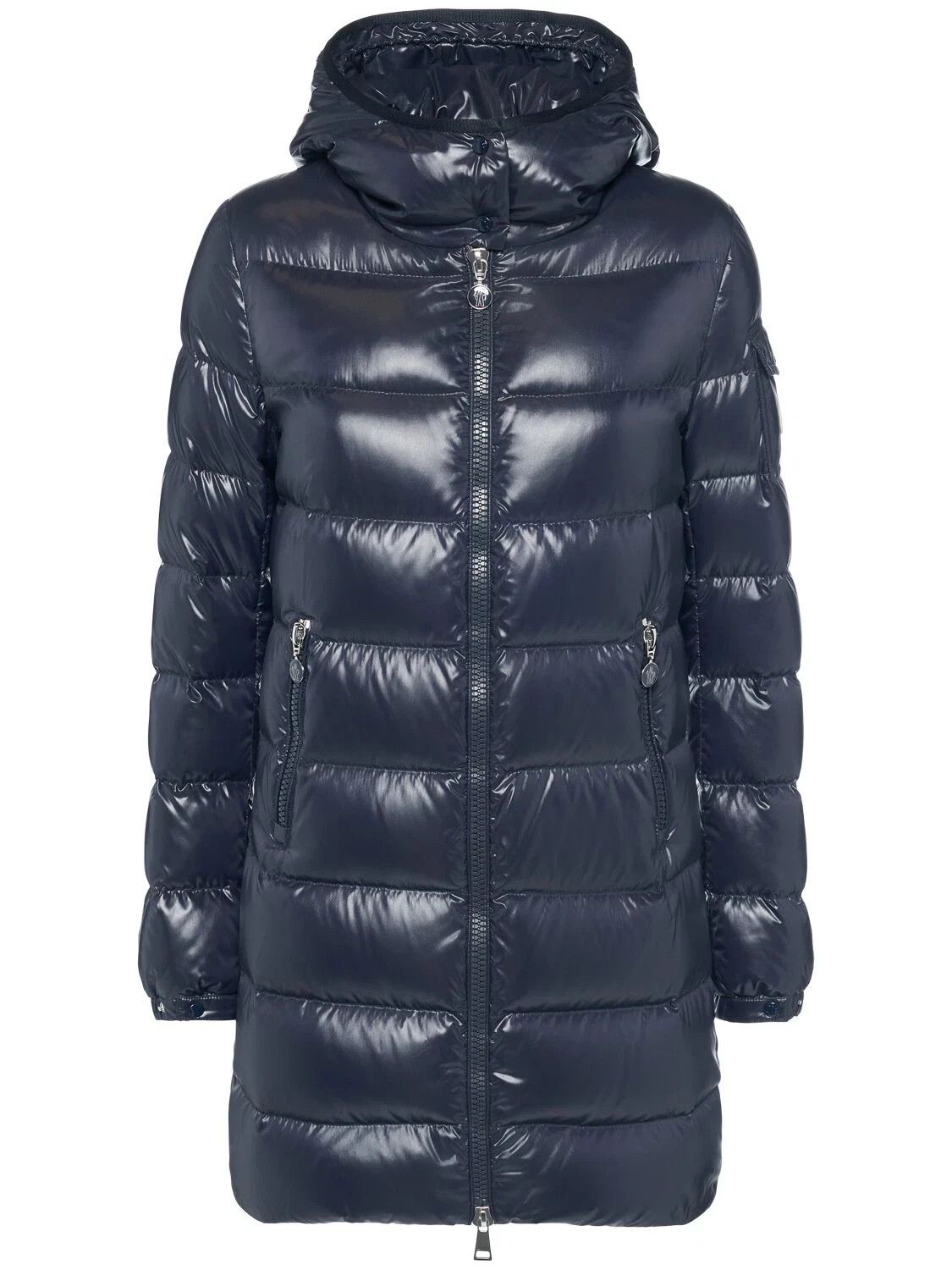 Moncler MONCLER Courcelles $ 2440 Women's Navy Down Jacket New Size XS / US 0-2 / IT 36-38 - 1 Thumbnail