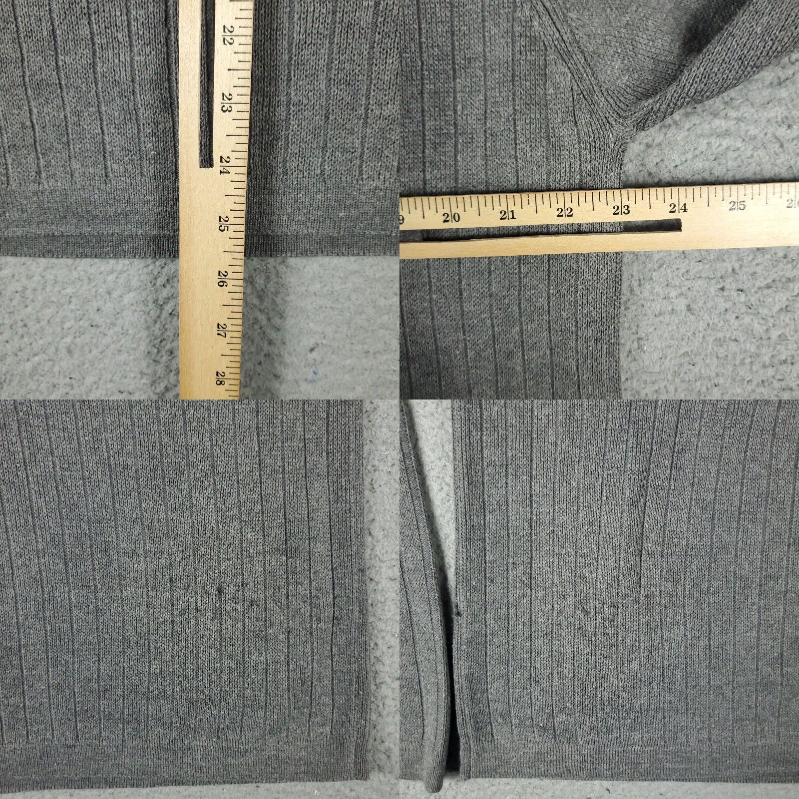 Abercrombie & Fitch Abercrombie Fitch Mens XL Gray V Neck Pullover Sweatshirt Size US XL / EU 56 / 4 - 8 Thumbnail