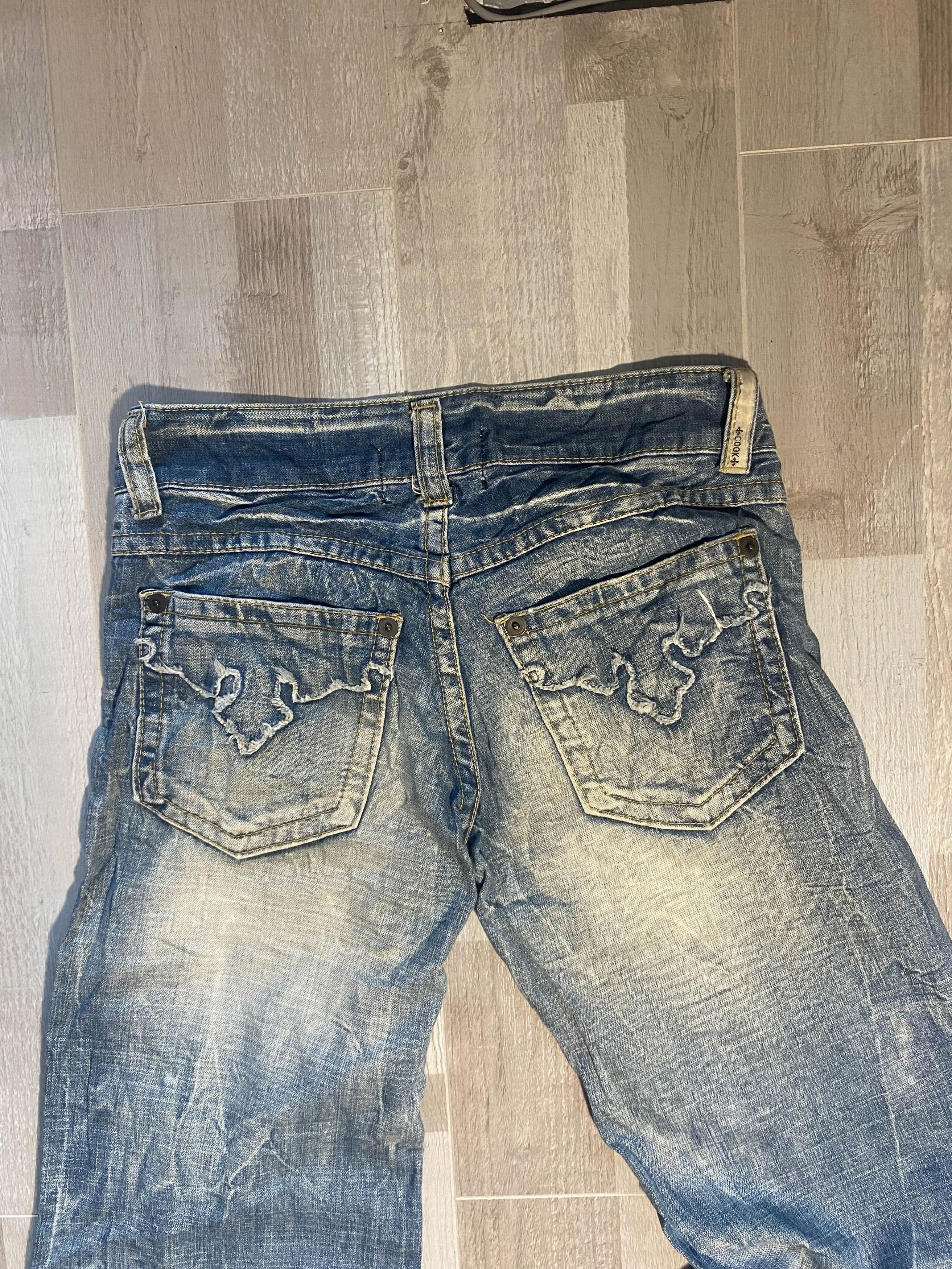 Japanese Brand 🔥Crazy Flared🔥 ⚜️ COOK Jeans ⚜️ Size US 26 / EU 42 - 4 Thumbnail