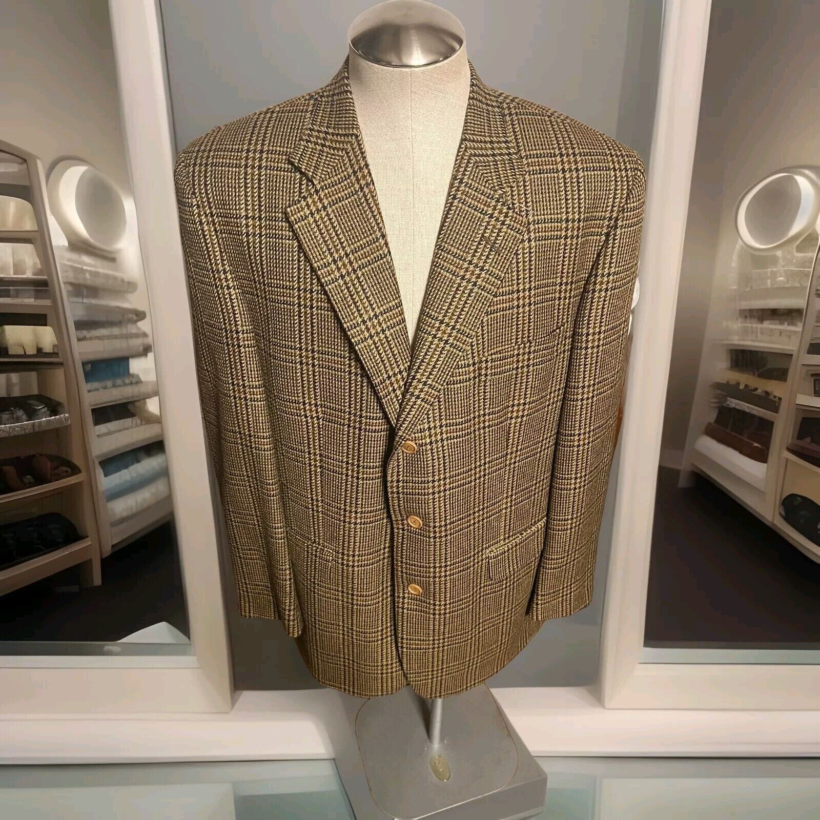 Lubiam Lubiam Italy Blazer Mens 46R Blazer Sport Jacket Size 46R - 1 Thumbnail