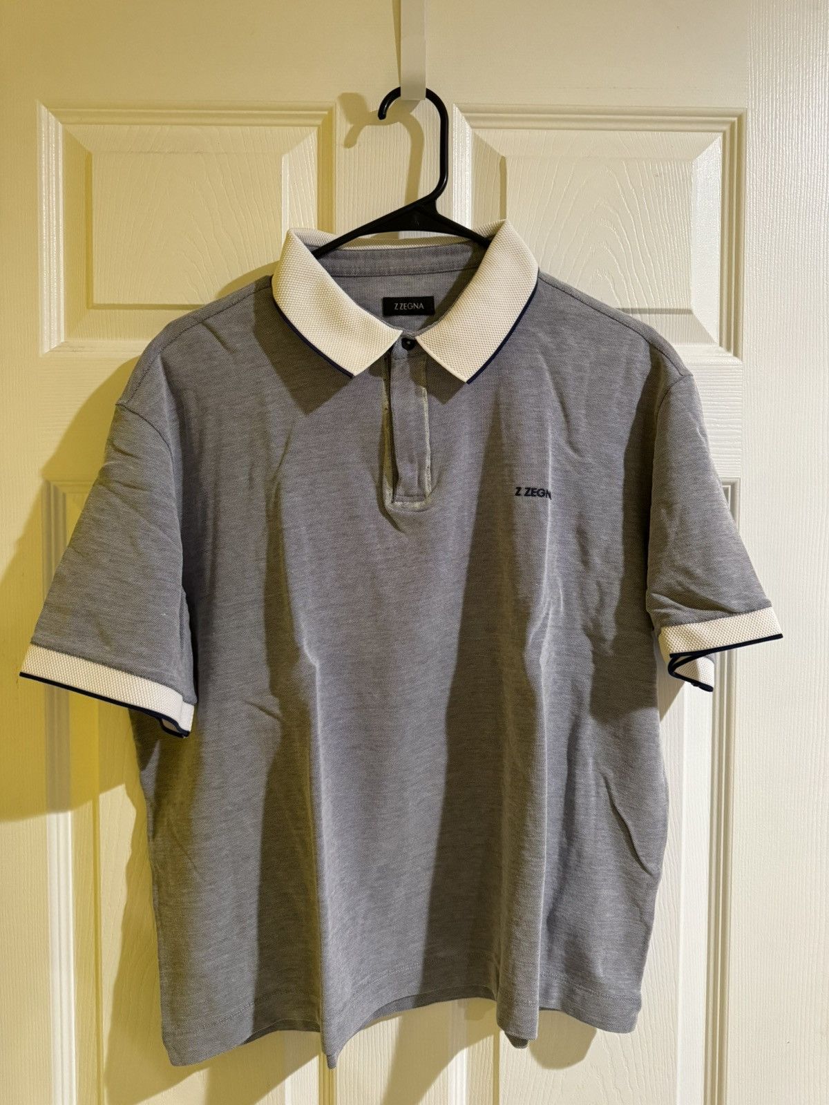 Z Zegna Z Zegna Zip Up Polo Size US L / EU 52-54 / 3 - 1 Thumbnail